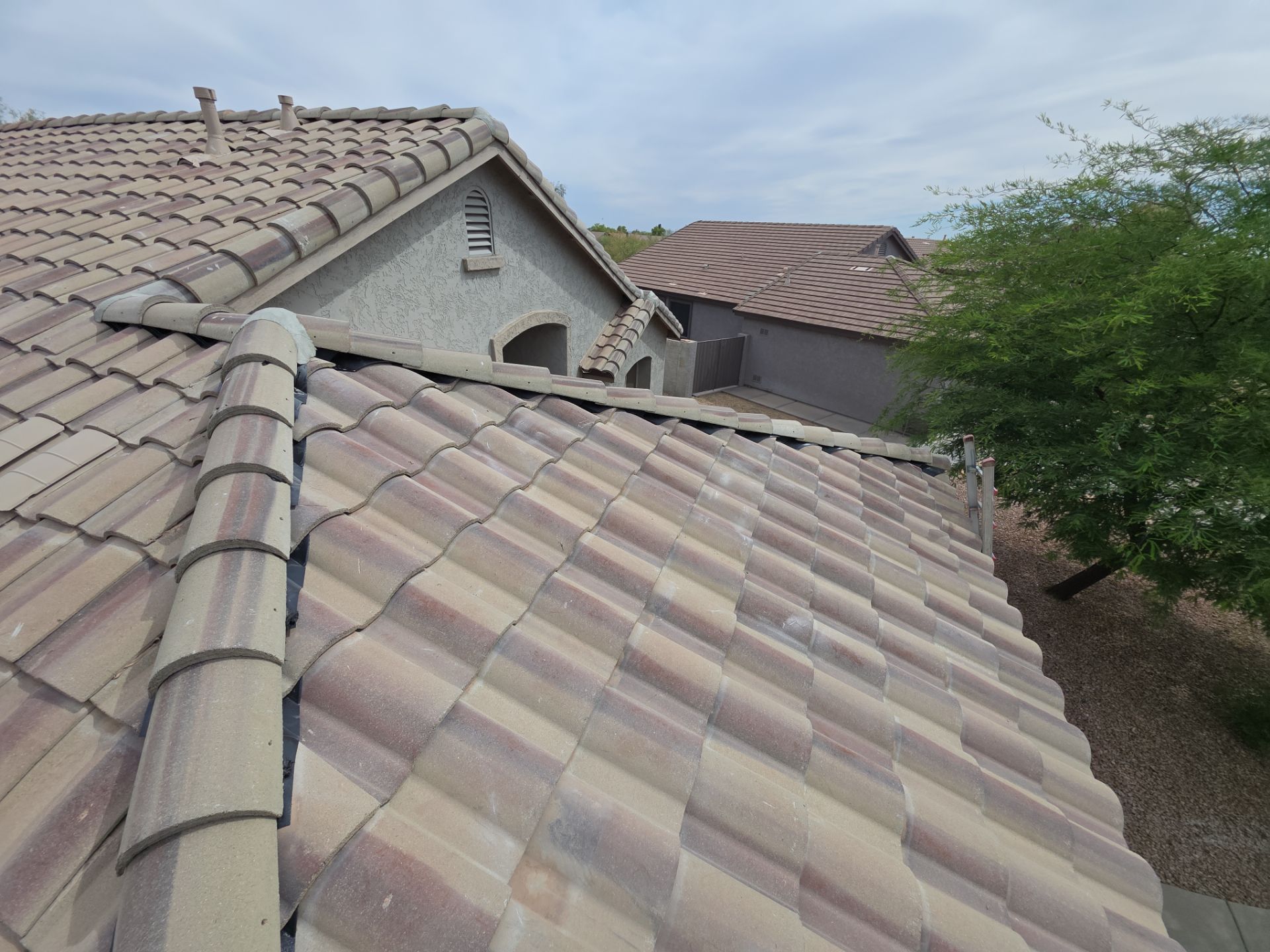 Tile reset in Gold Canyon, AZ by Weather-Tite Roofing