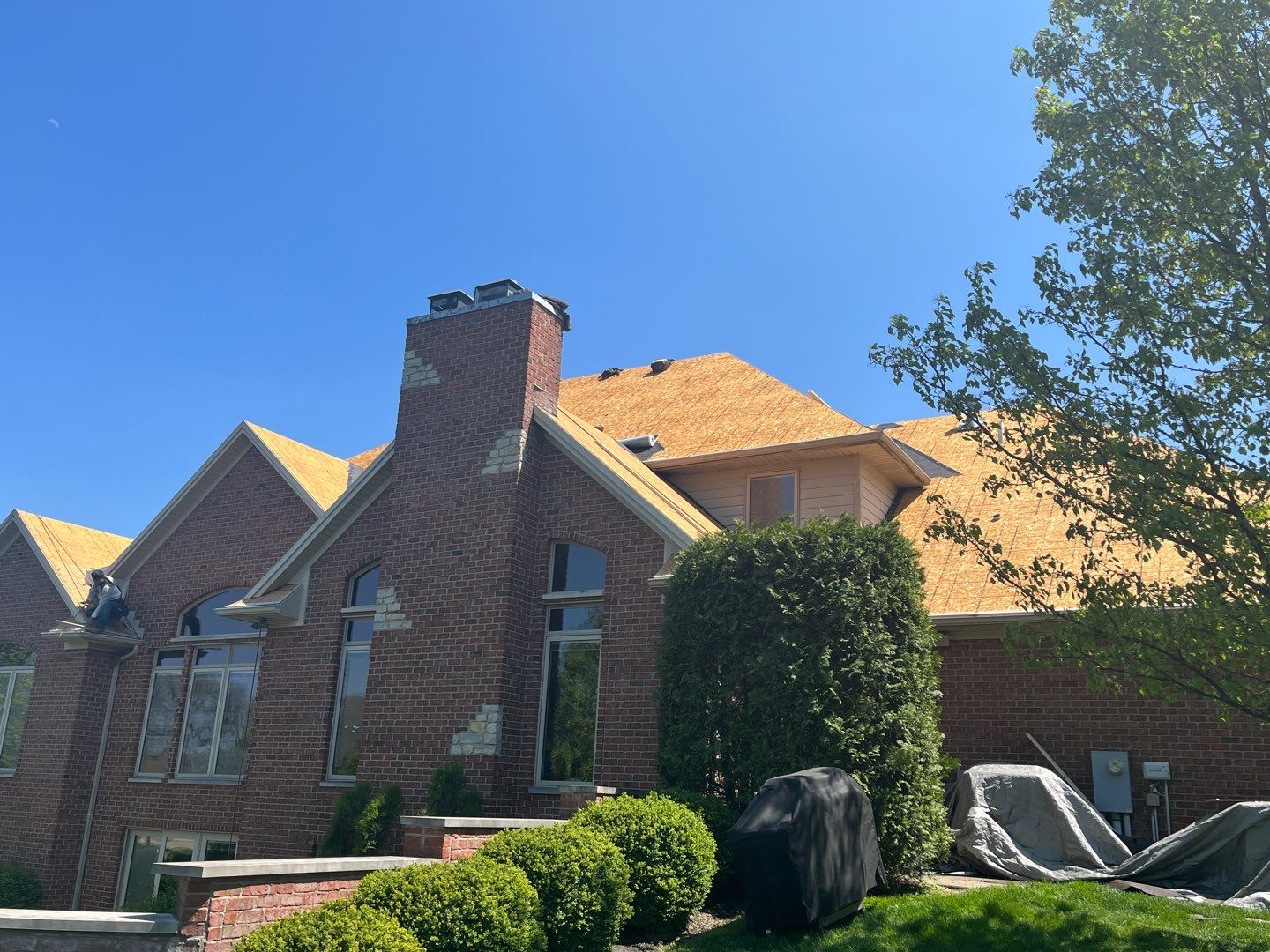Residential Roofing Installation using GAF Timberline HDZ Weathered Wood by Nitro Roofing and Construction