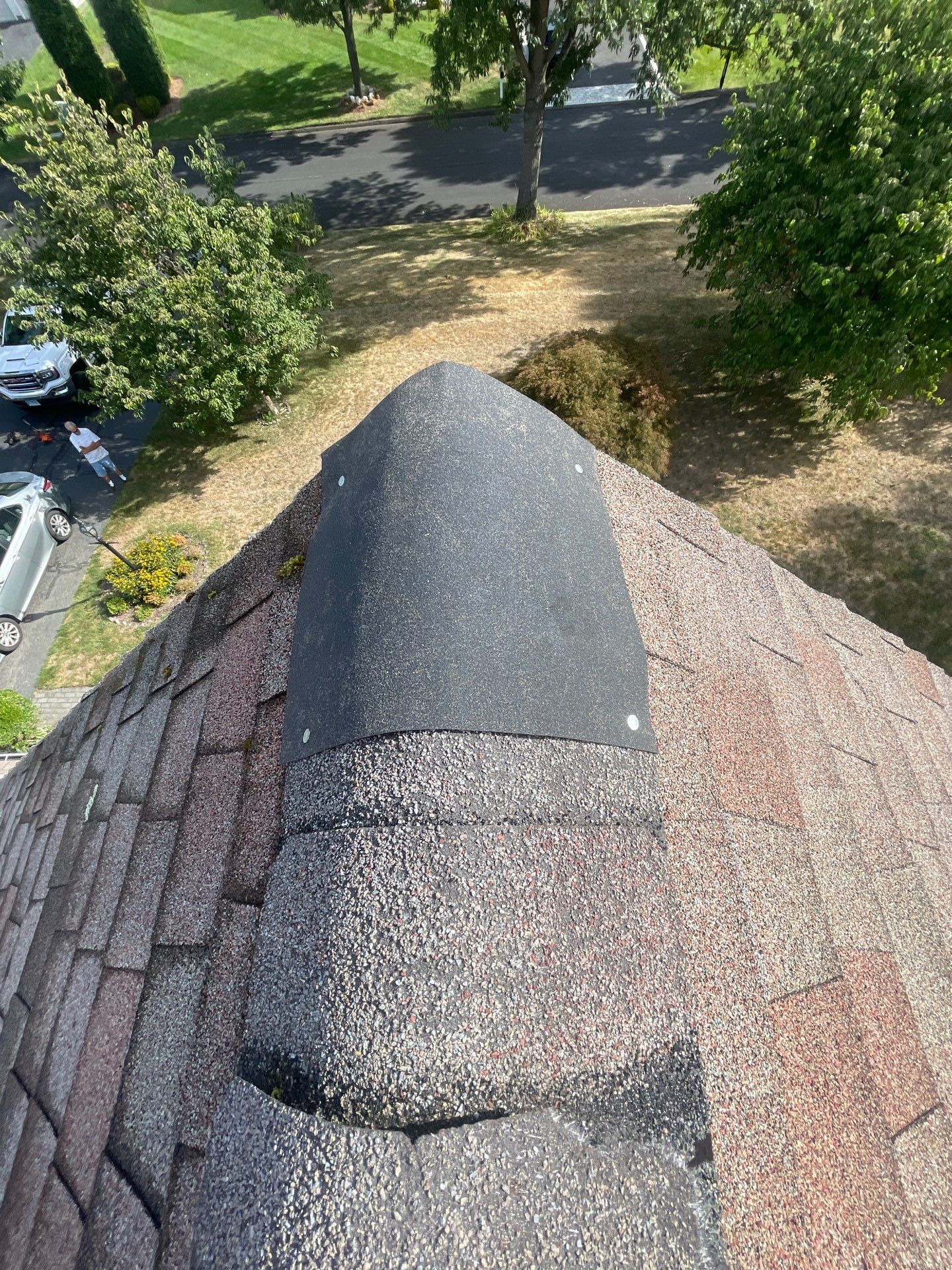 Residential Roofing Installation using Owens Corning Duration Driftwood by A Plus Exterior