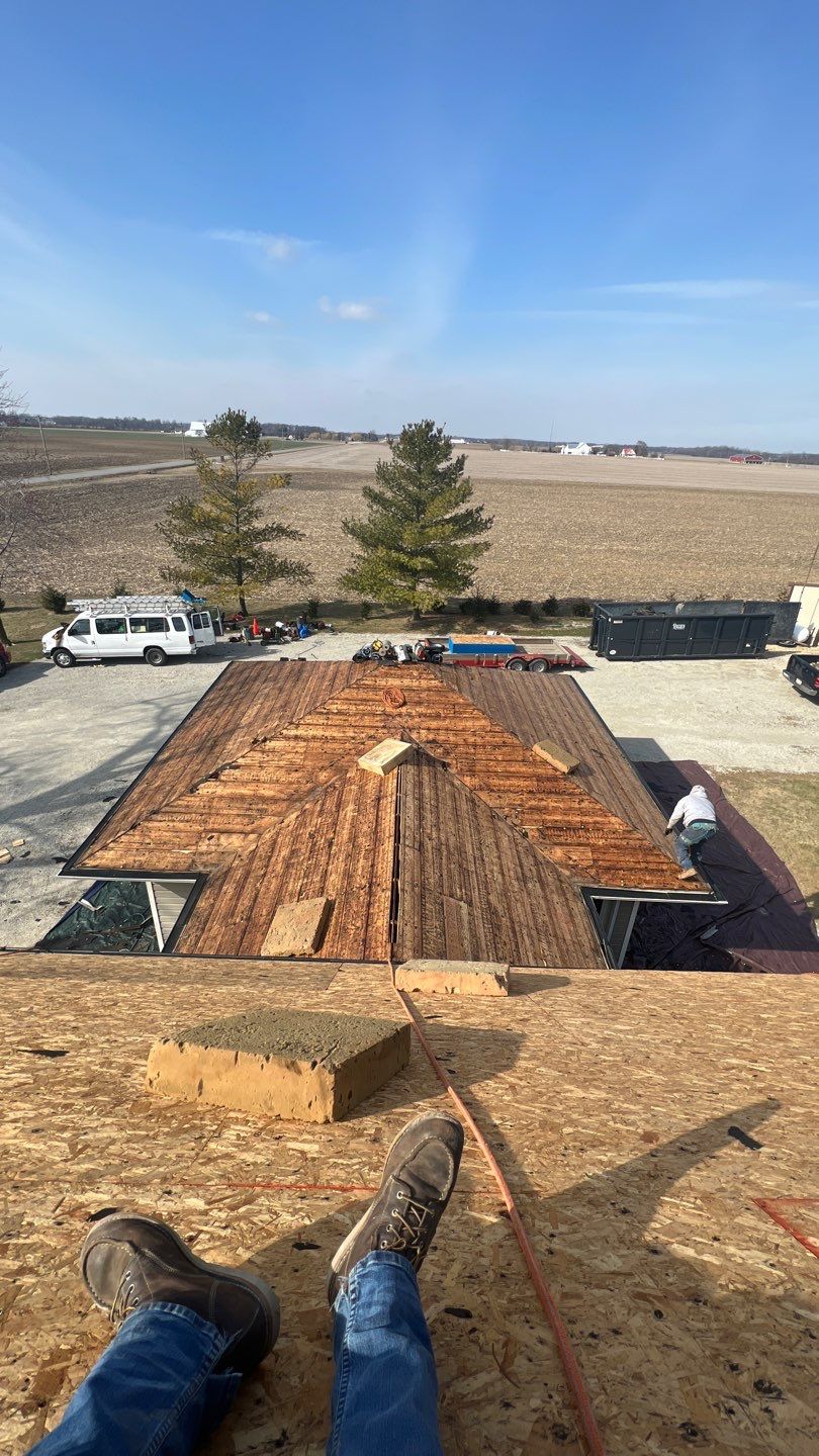 Residential Roofing Installation using GAF Timberline HDZ Charcoal by Nitro Roofing and Construction