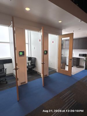 Lincoln Corporate Office Build-Out with Slatted Partitions and Acoustic Baffles