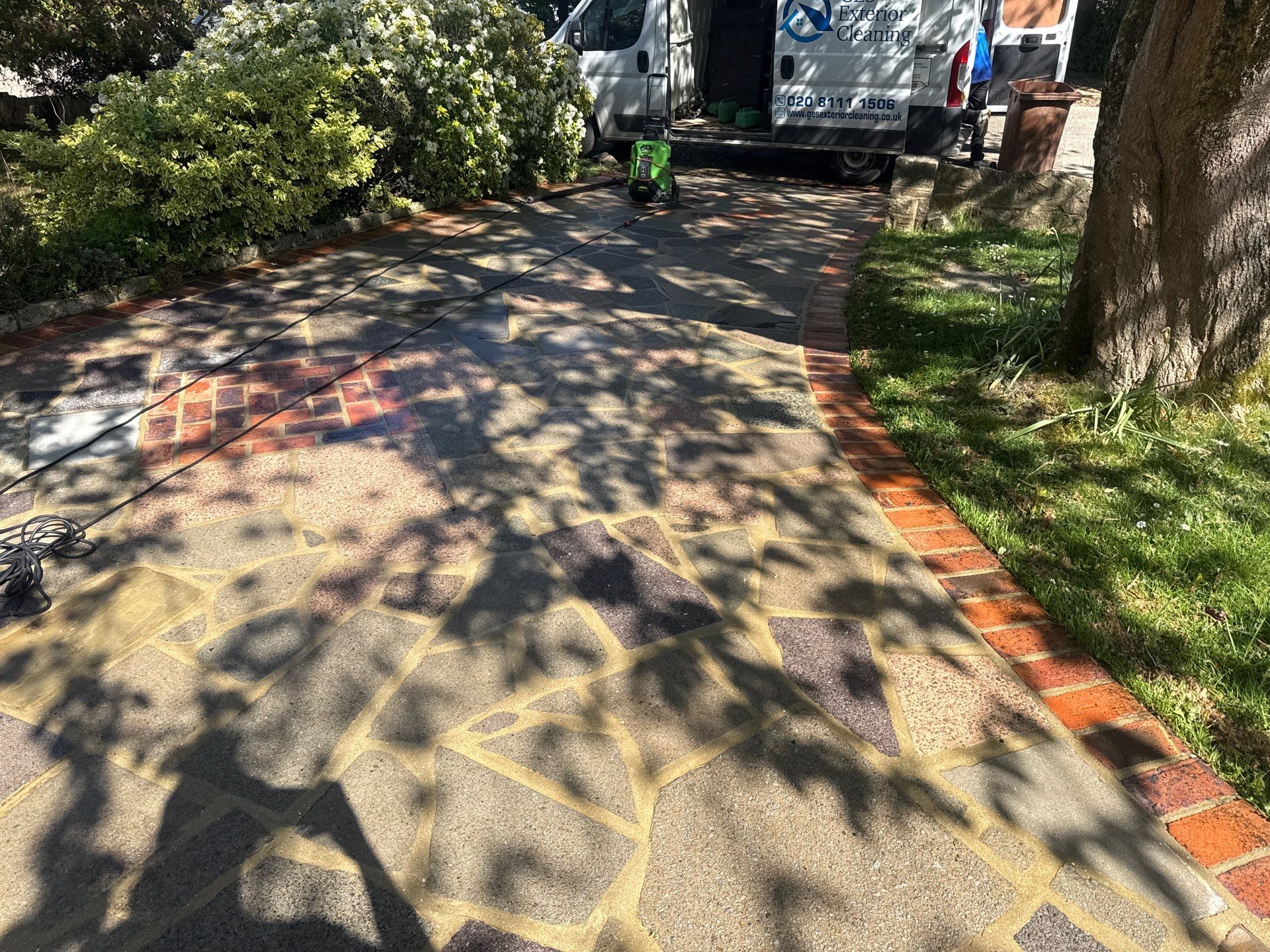 Driveway and Roof Clean Epsom by Ges Exterior Cleaning ltd