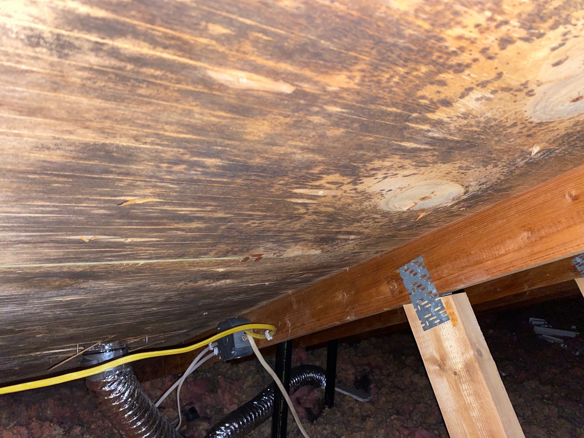 Remediate attic mold and make Corapolis Pa home more comfortable year round. by Home Environment Solutions