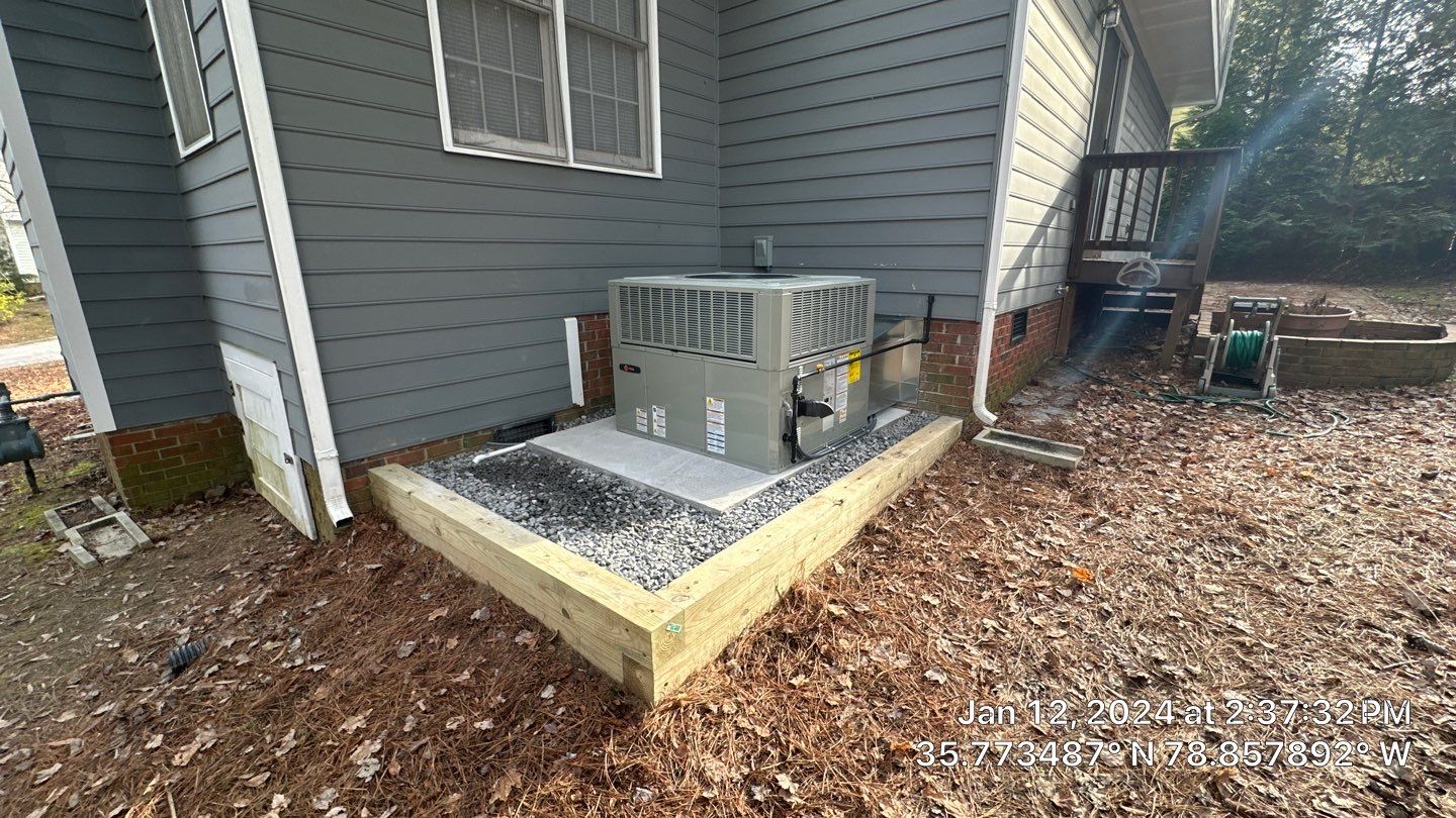Trane Package Unit Installation by Nick's Mechanical LLC.