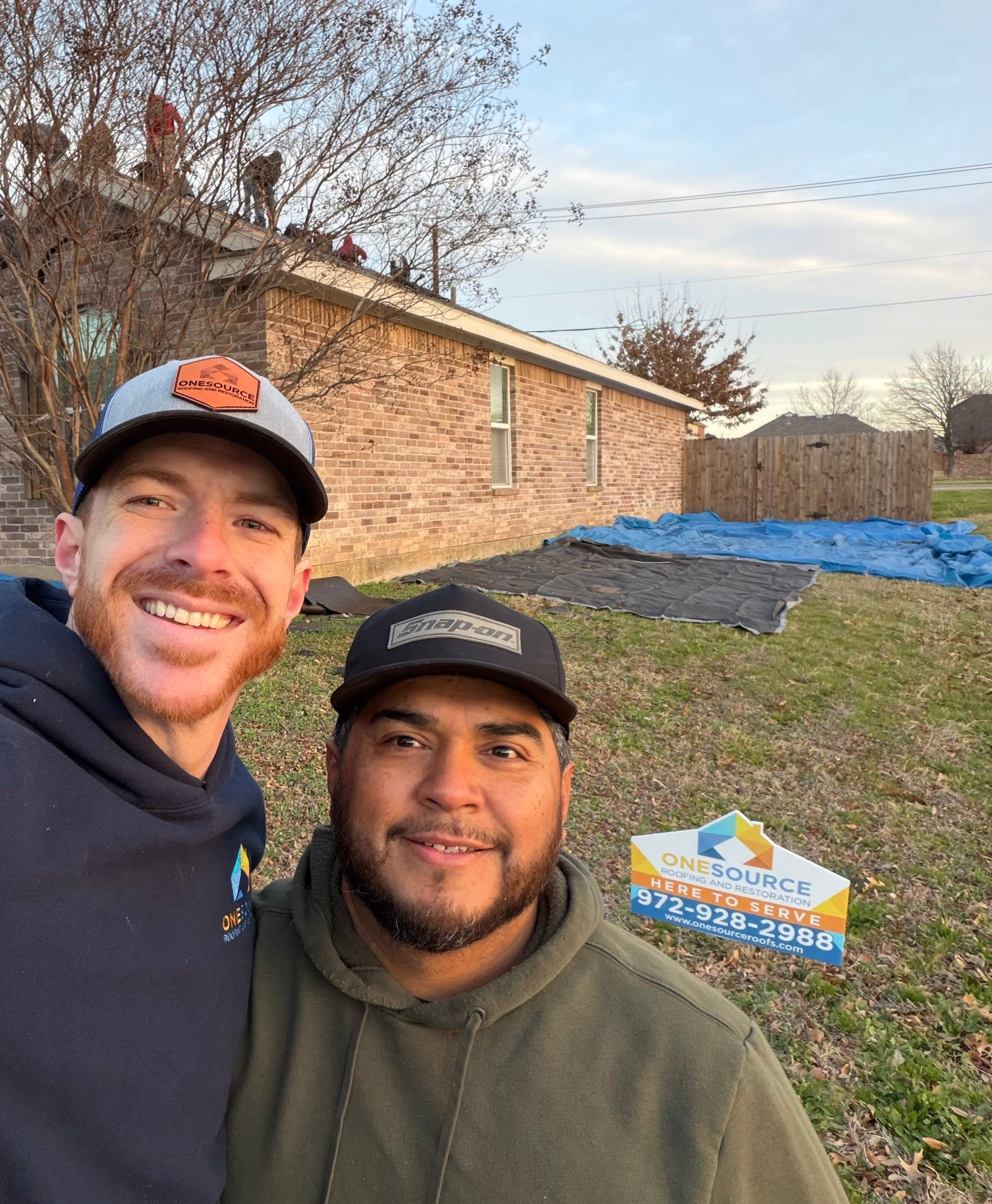 Residential Roofing Installation using Malarkey Highlander Weathered Wood Plus by OneSource Roofing and Restoration