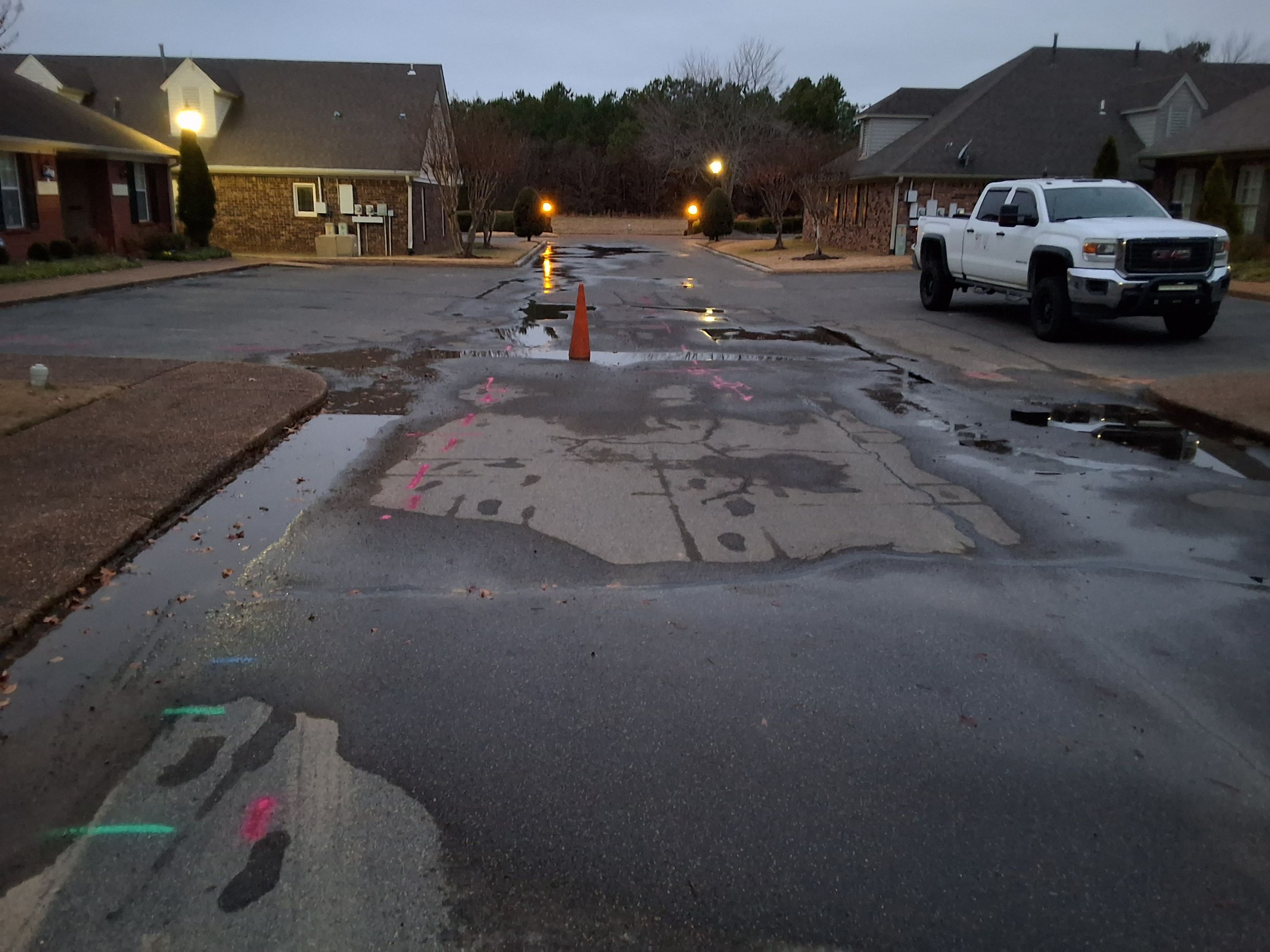 Locating Utilities for water leak repair (Plumbing Company) by Alsip Locating Service, LLC