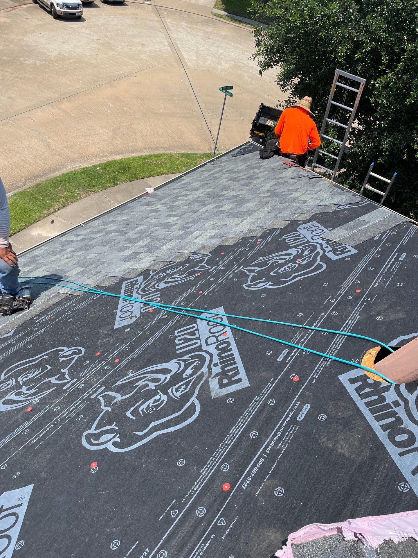 Residential Roofing Installation using Owen's Corning Duration (Lifetime) Shingles by Roof Repair Company