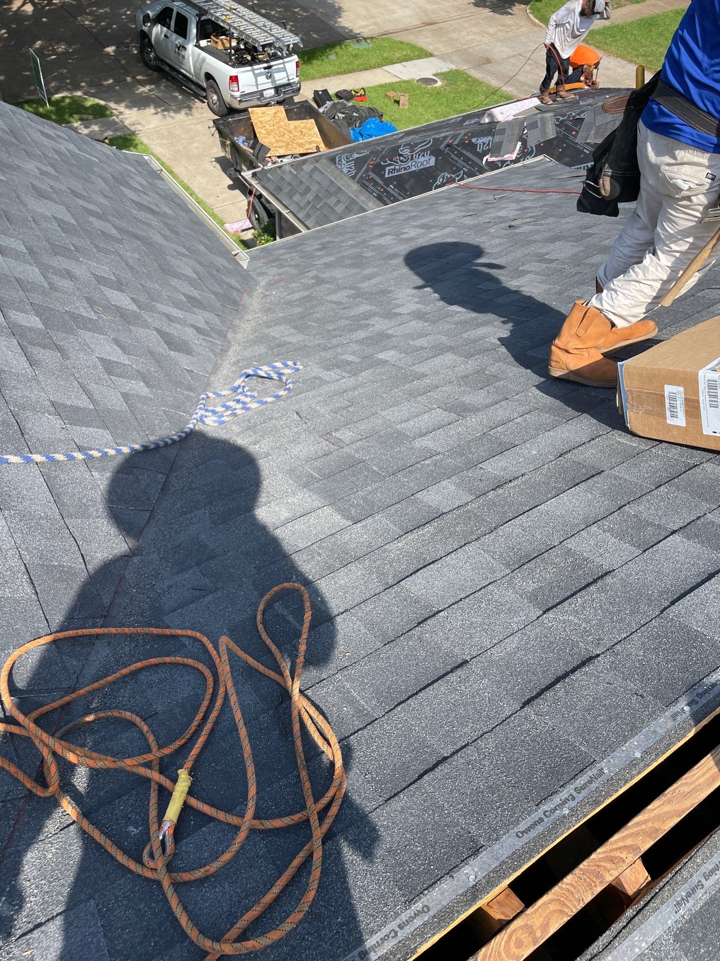Residential Roofing Installation using Owen's Corning Duration (Lifetime) Shingles by Roof Repair Company