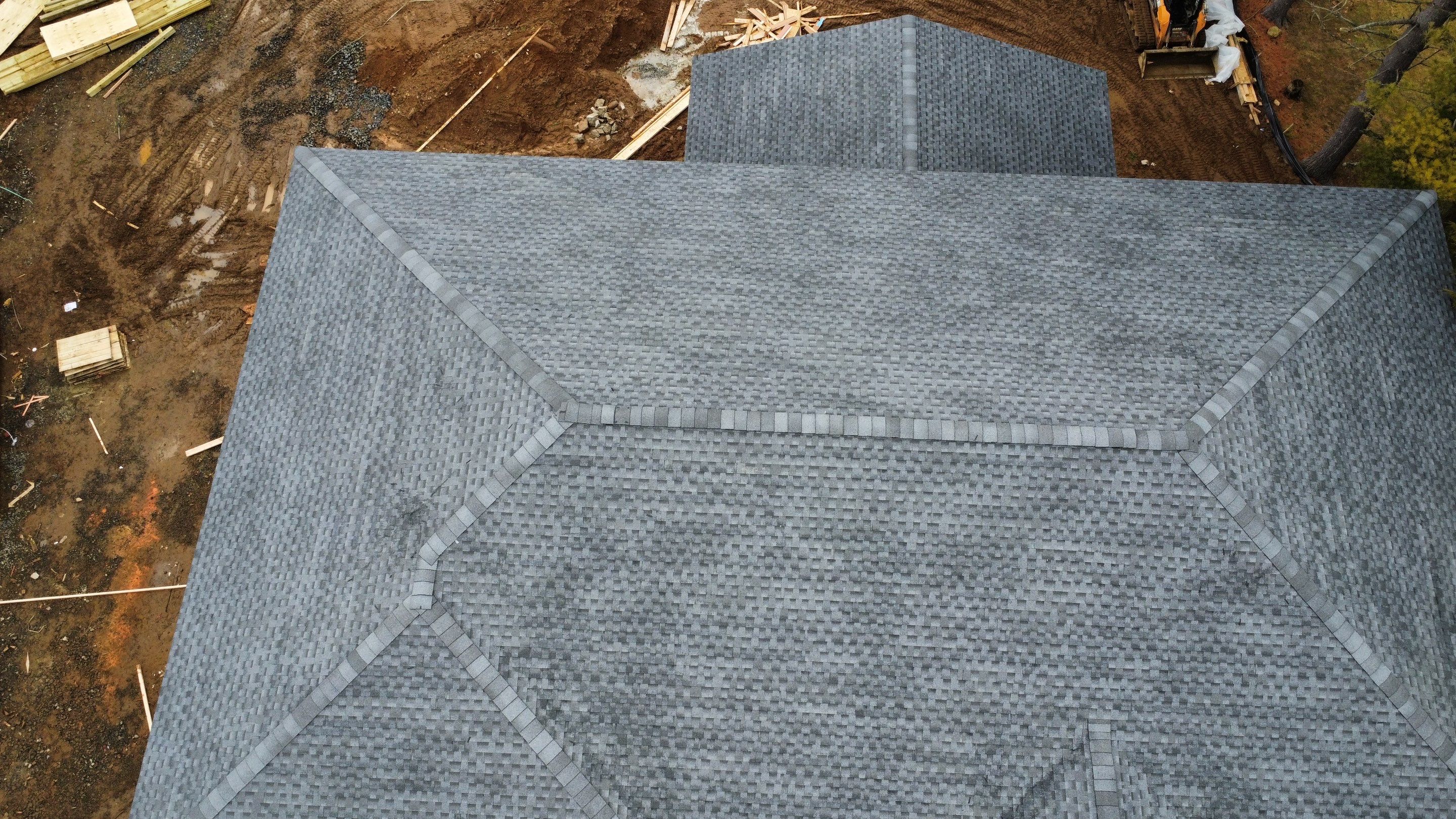 New Roof Installation using GAF Timberline color Pewter Gray by CMNG LLC