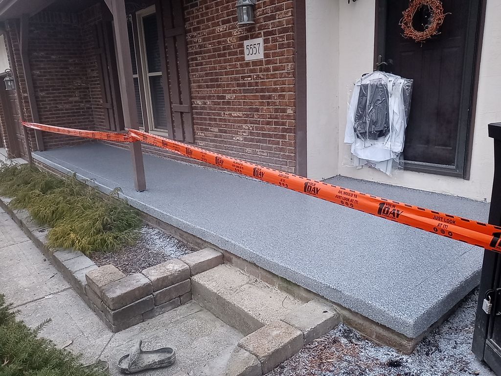 Sunroom Installation using Granite by Your1DayFloor.com