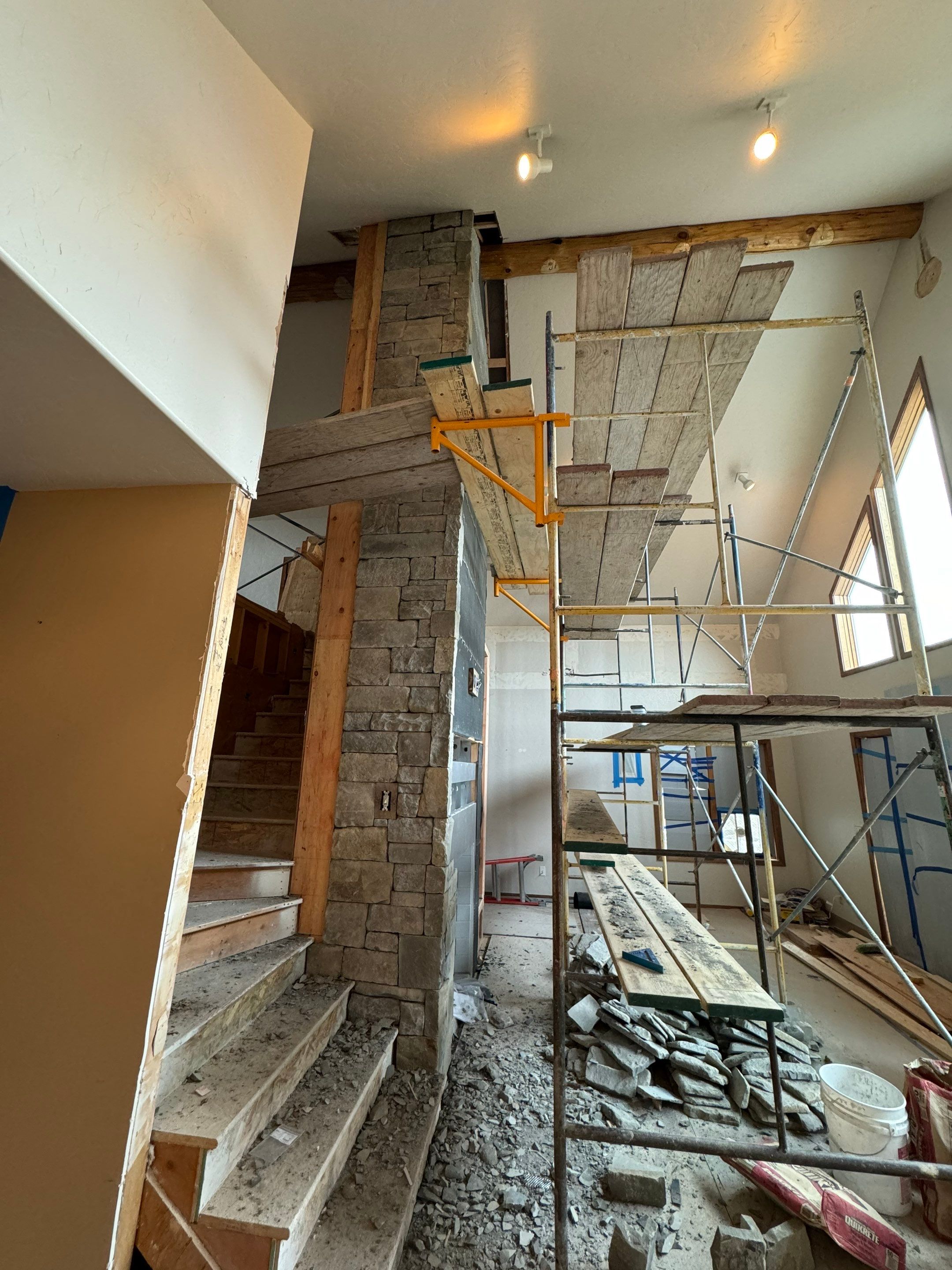 Renovation Project in Big Sky by Blue Room Construction LLC
