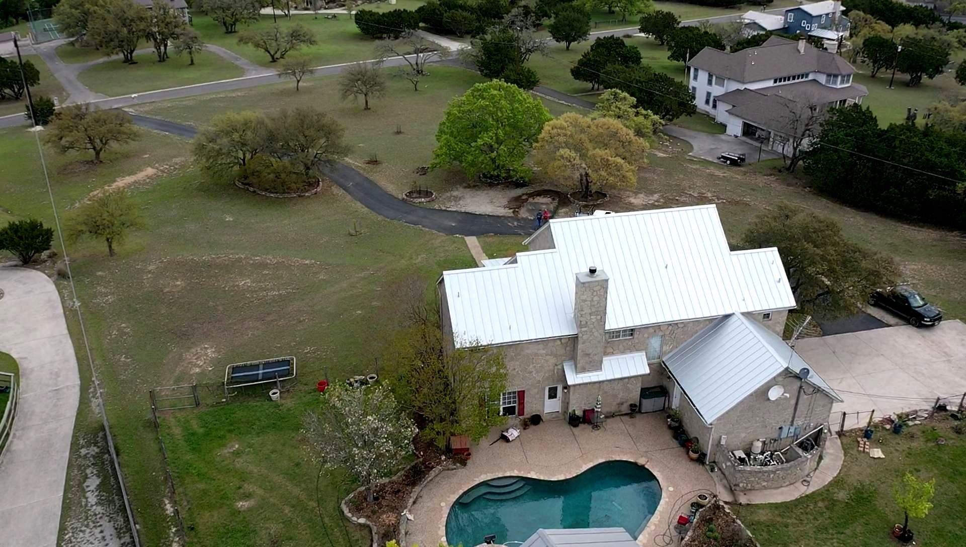 Residential Metal Roof Installation using McElroy Metal by Premier Roofing and Contracting