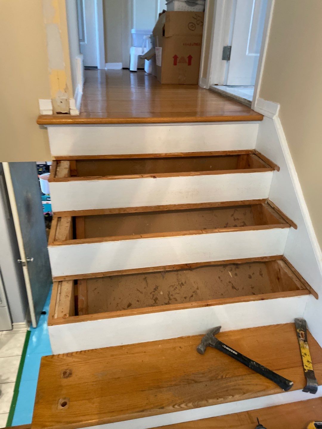 Staircase rebuilt by Eco-Nature Construction Inc.