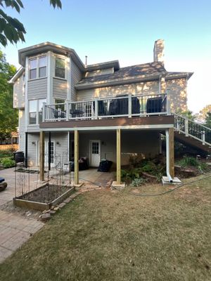 Trex Deck Build and Under Deck Install in Peachtree Corners, GA