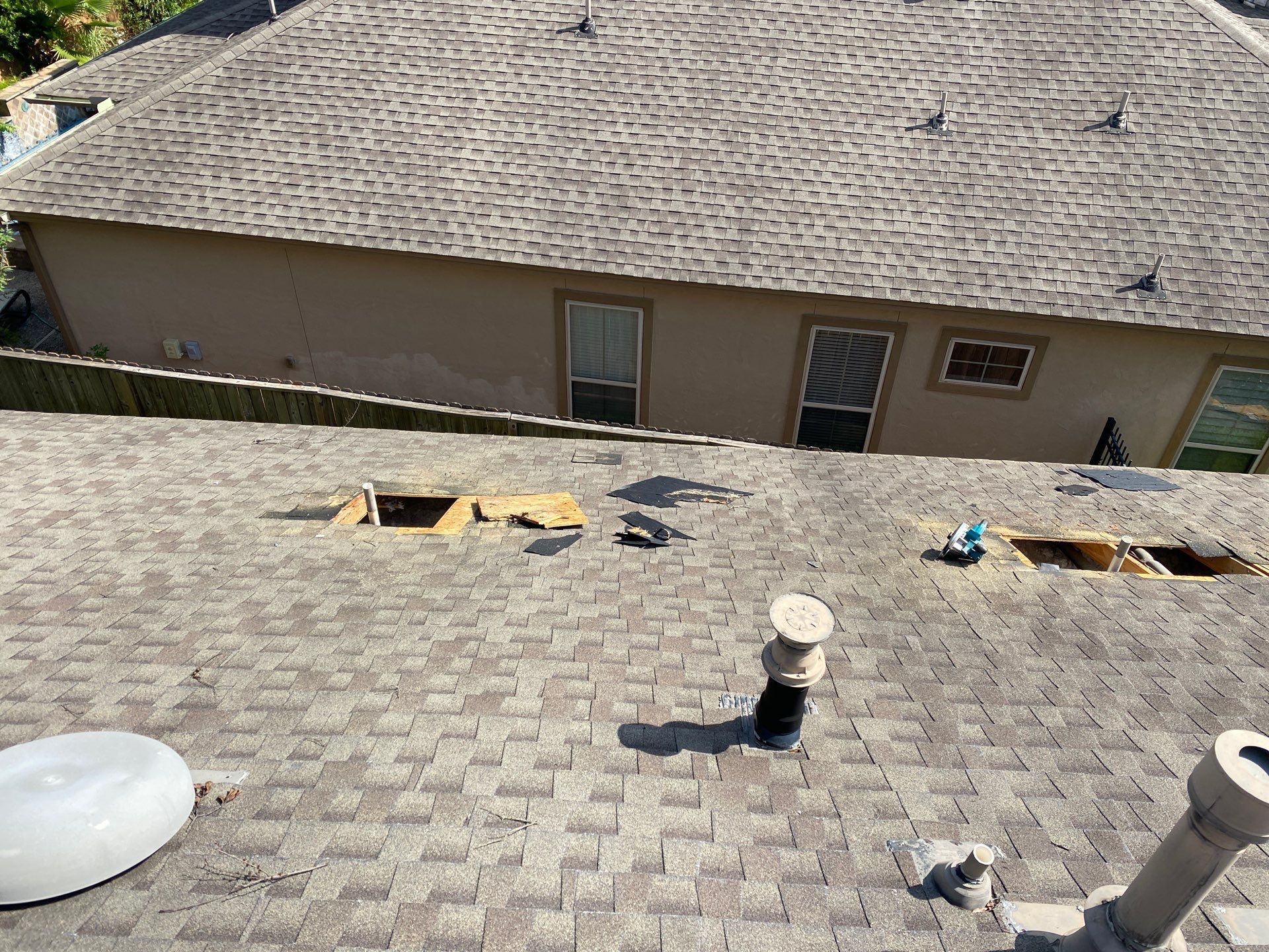 Residential Roofing Repair using Owen's Corning Duration (Lifetime) Shingles by Roof Repair Company