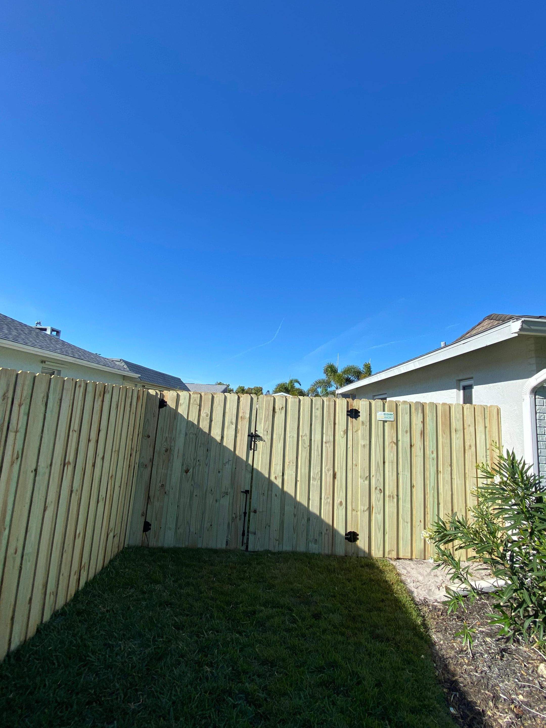 Wood Install in Bradenton by True Fence LLC