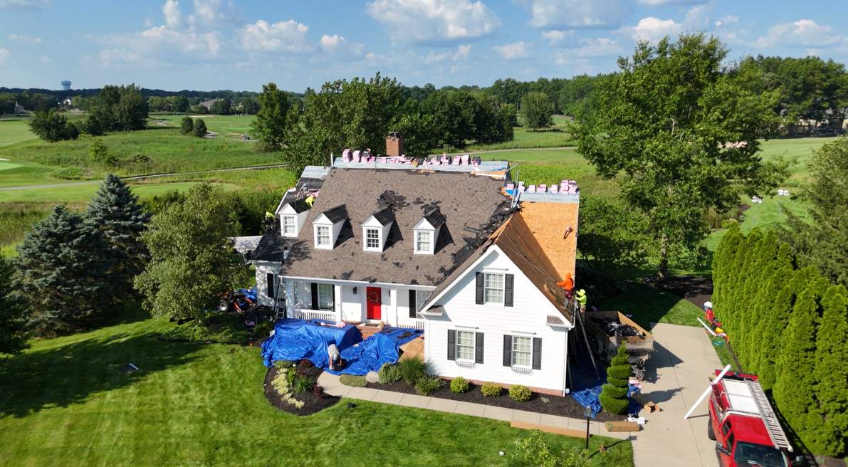 Complete Asphalt Shingle Roof Installation on Westerville Home with Dormers by Assured Restoration