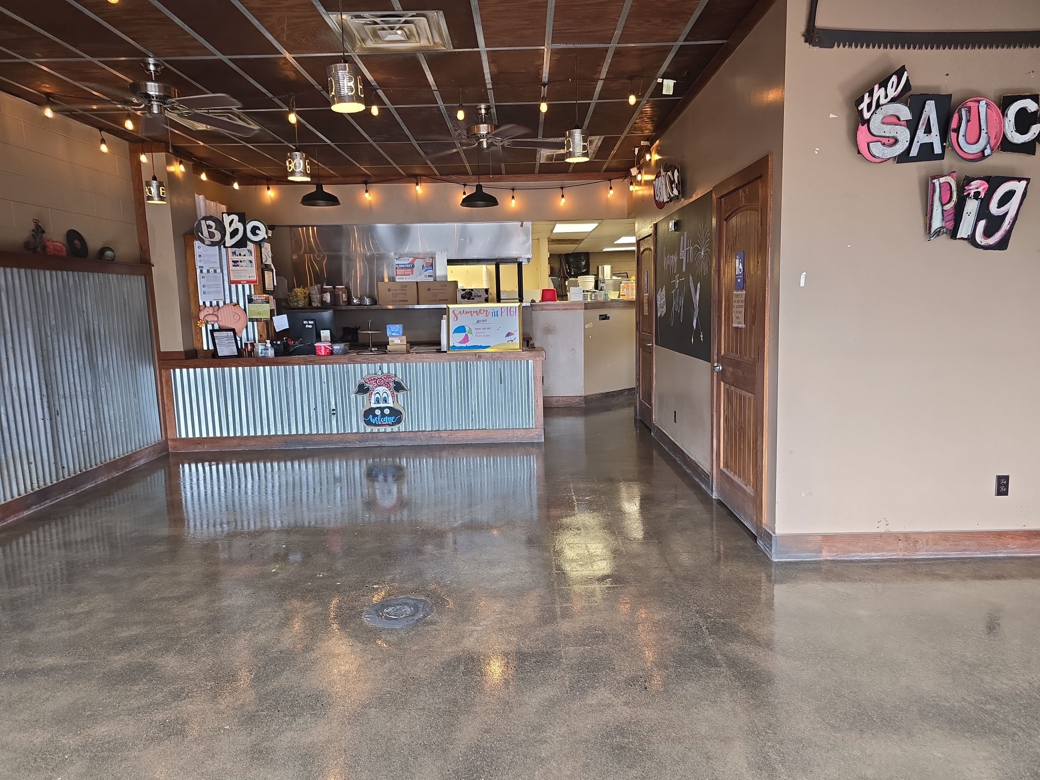 Sauce'd Pig gets a new Floor! by Elite Floor Solutions