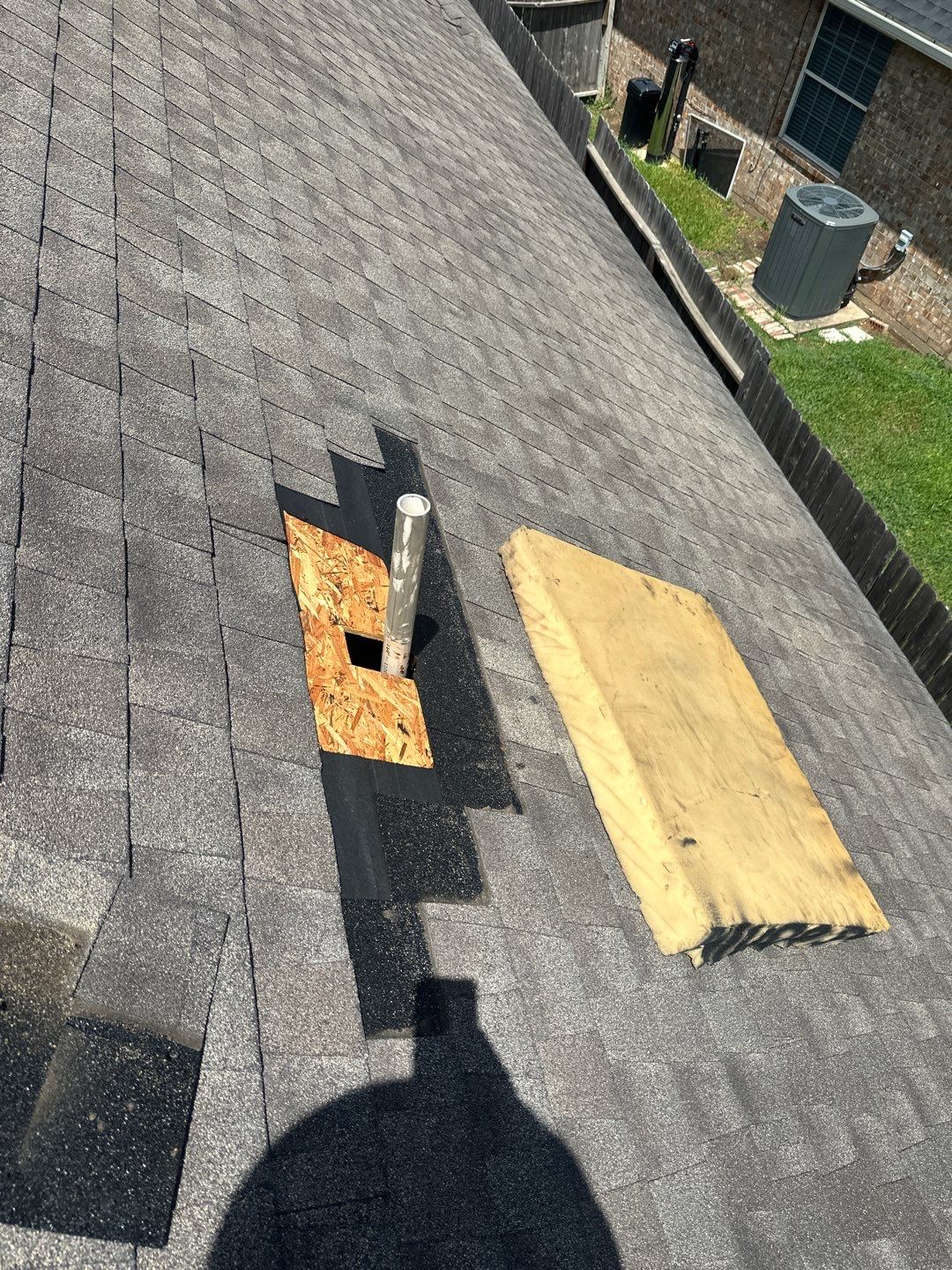 Hail Damage using Owen's Corning Duration (Lifetime) Shingles by Roof Repair Company