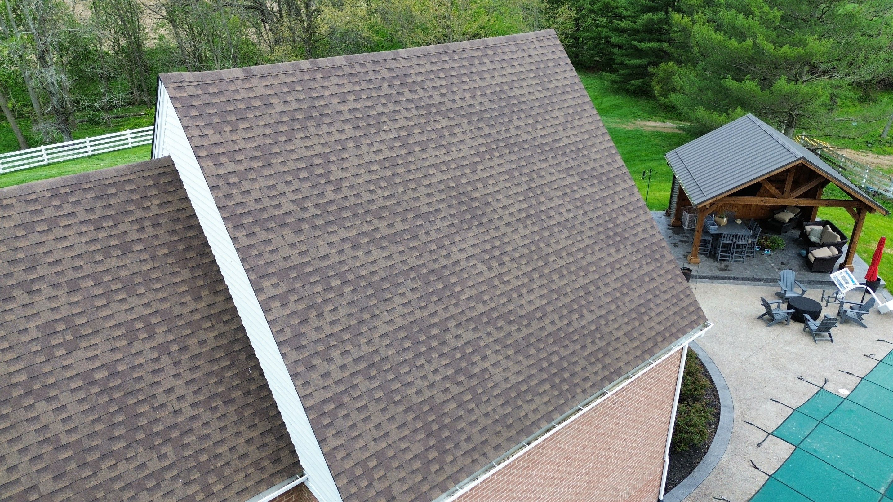 Residential Roofing Installation using Timberline HDZ Shingles - Barkwood by RoofX 