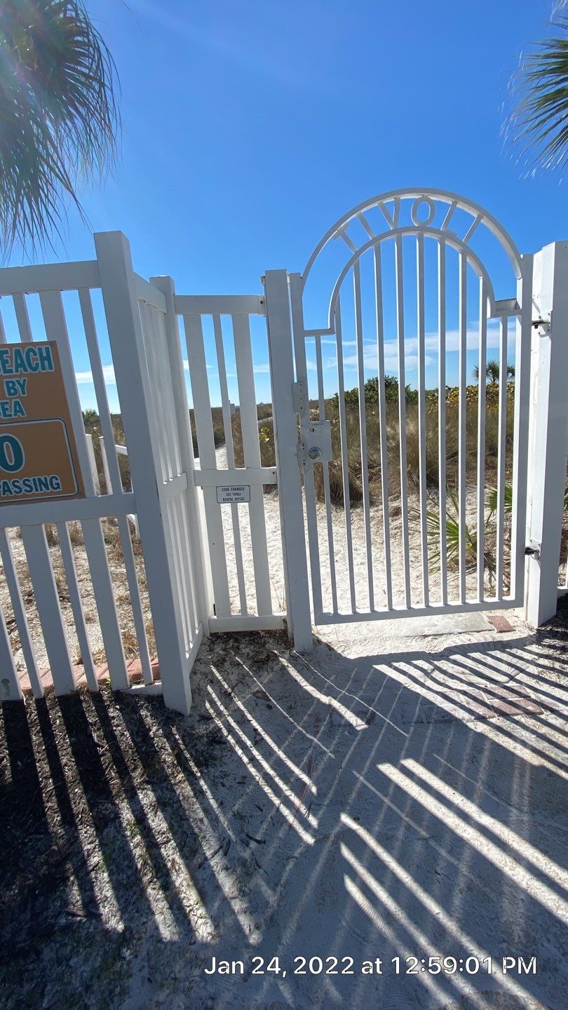 Sarasota, FL Custom Walk Gate by Asap fence and gates, LLC