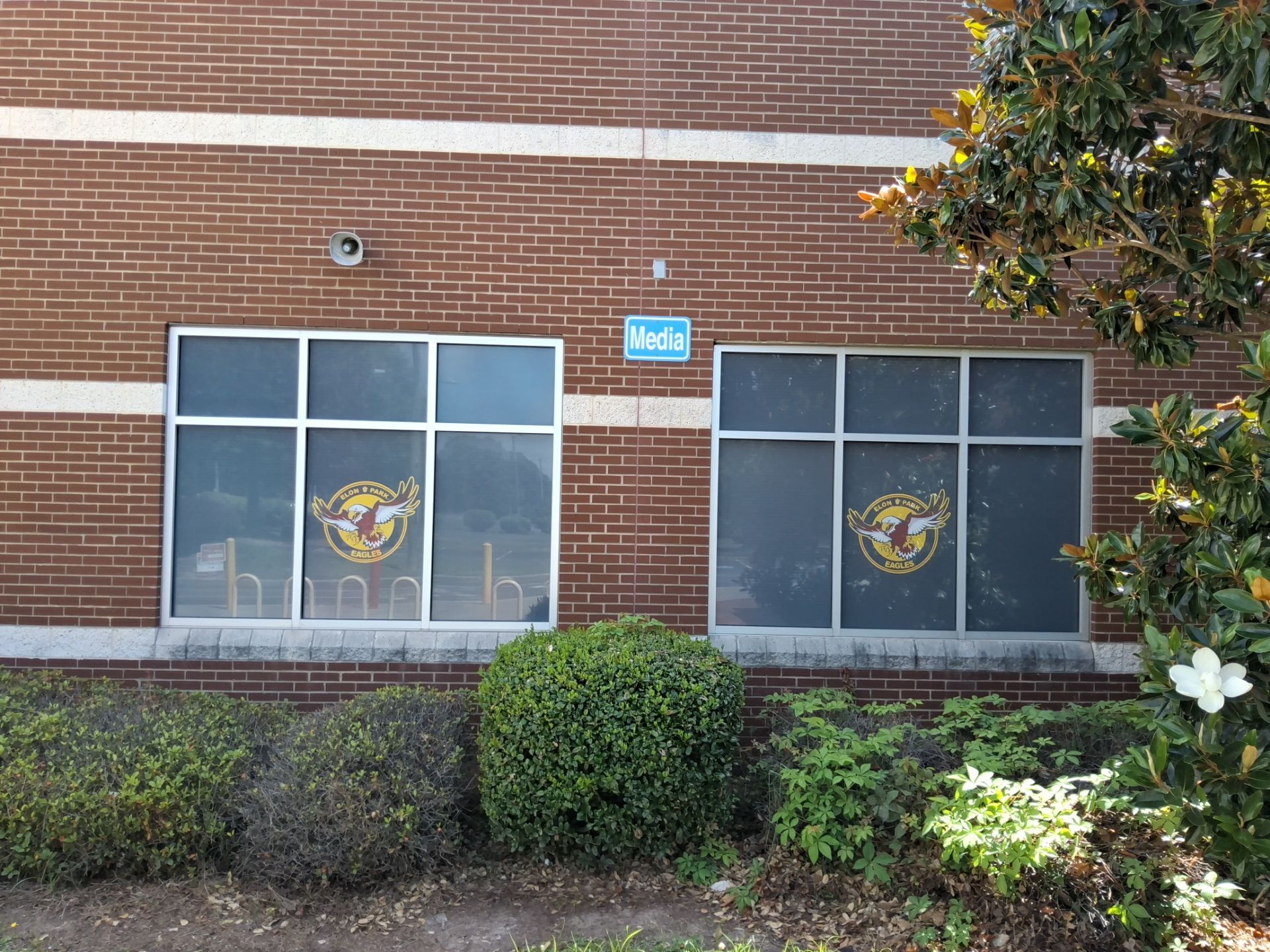 Elon Park Elementary - Window Safety Film Installation with Custom Graphics by QC Signs and Graphics