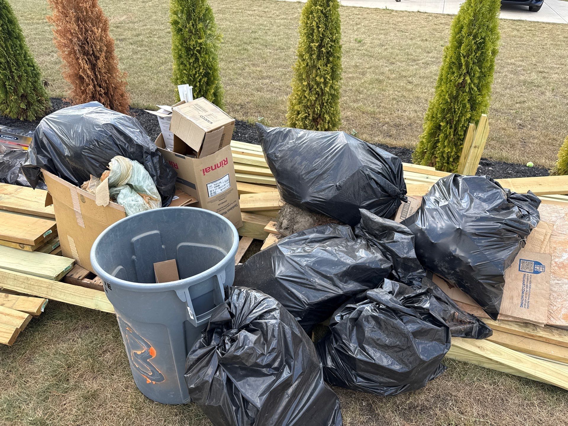 Project in Marvin by Badger Hauling