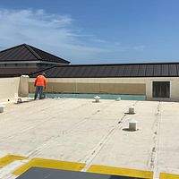 24ga 1.5" Mechanical Seam Mansard Brown  by Total Roofing System The Metal Roof Experts