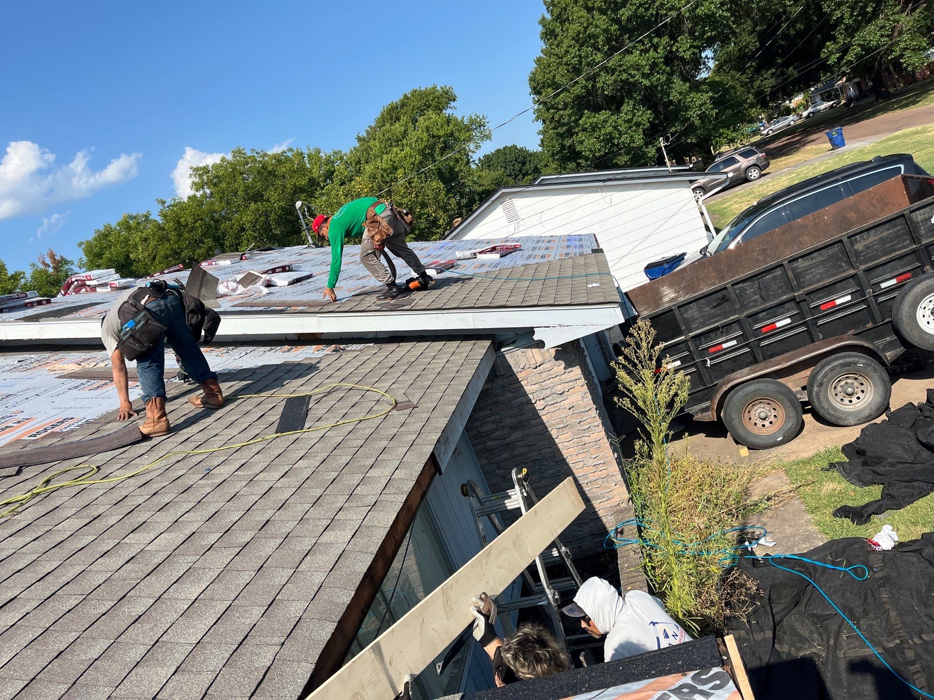 GAF Timberline Architectural Shingle Roof Replacement in Wynnewood by BANA Roofing and Solar Supply