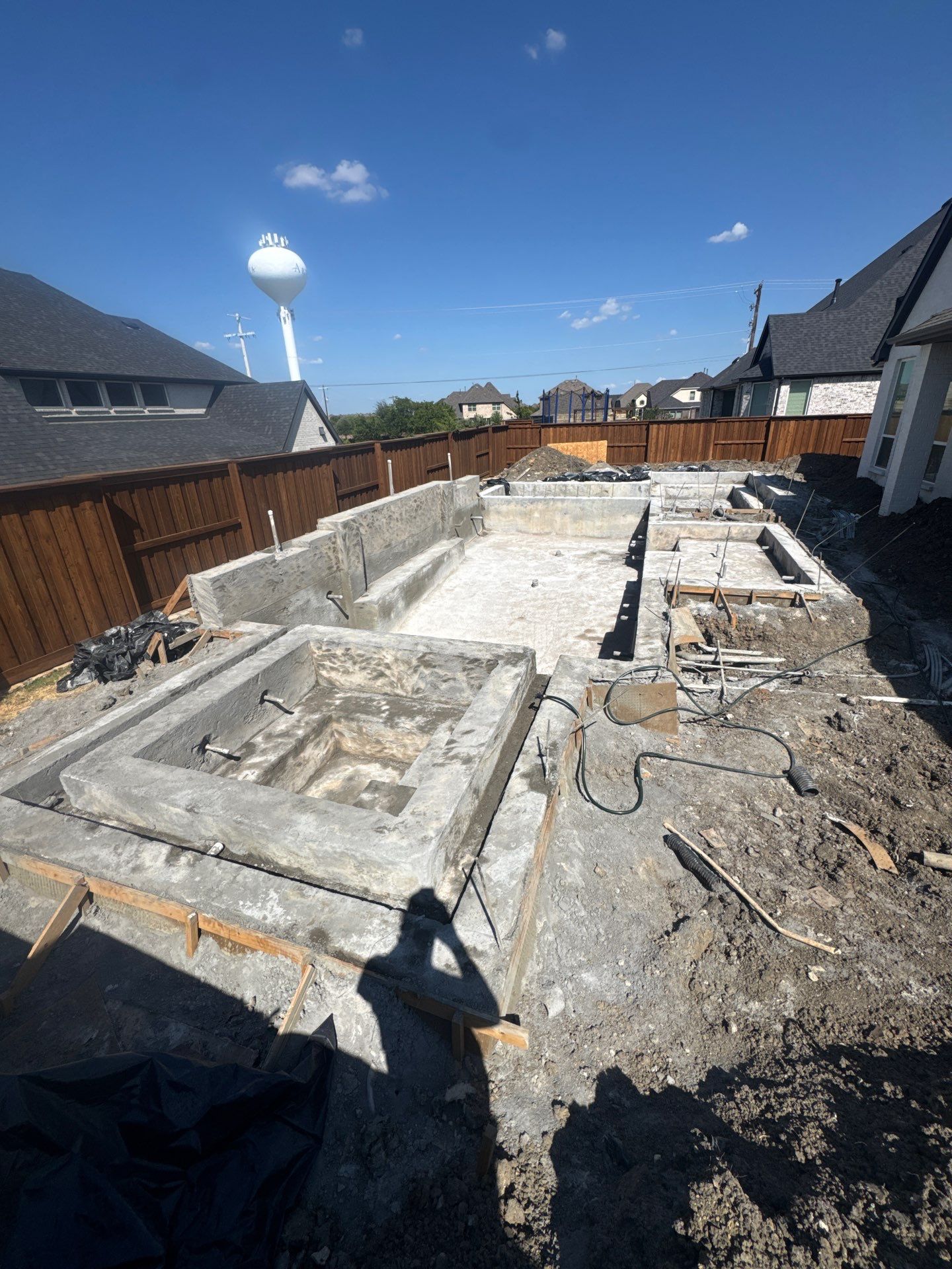 Jumbo Pool, Spa, and Sunken BBQ and Fire Pit by Pinnacle Pools and Spas - DFW