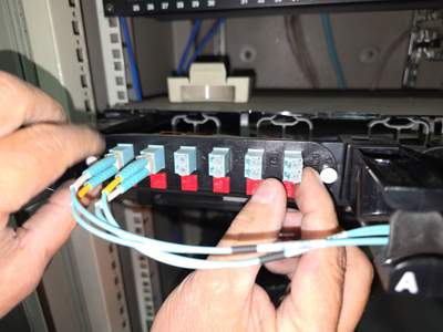 Structured cabling installation by CimaSolutions