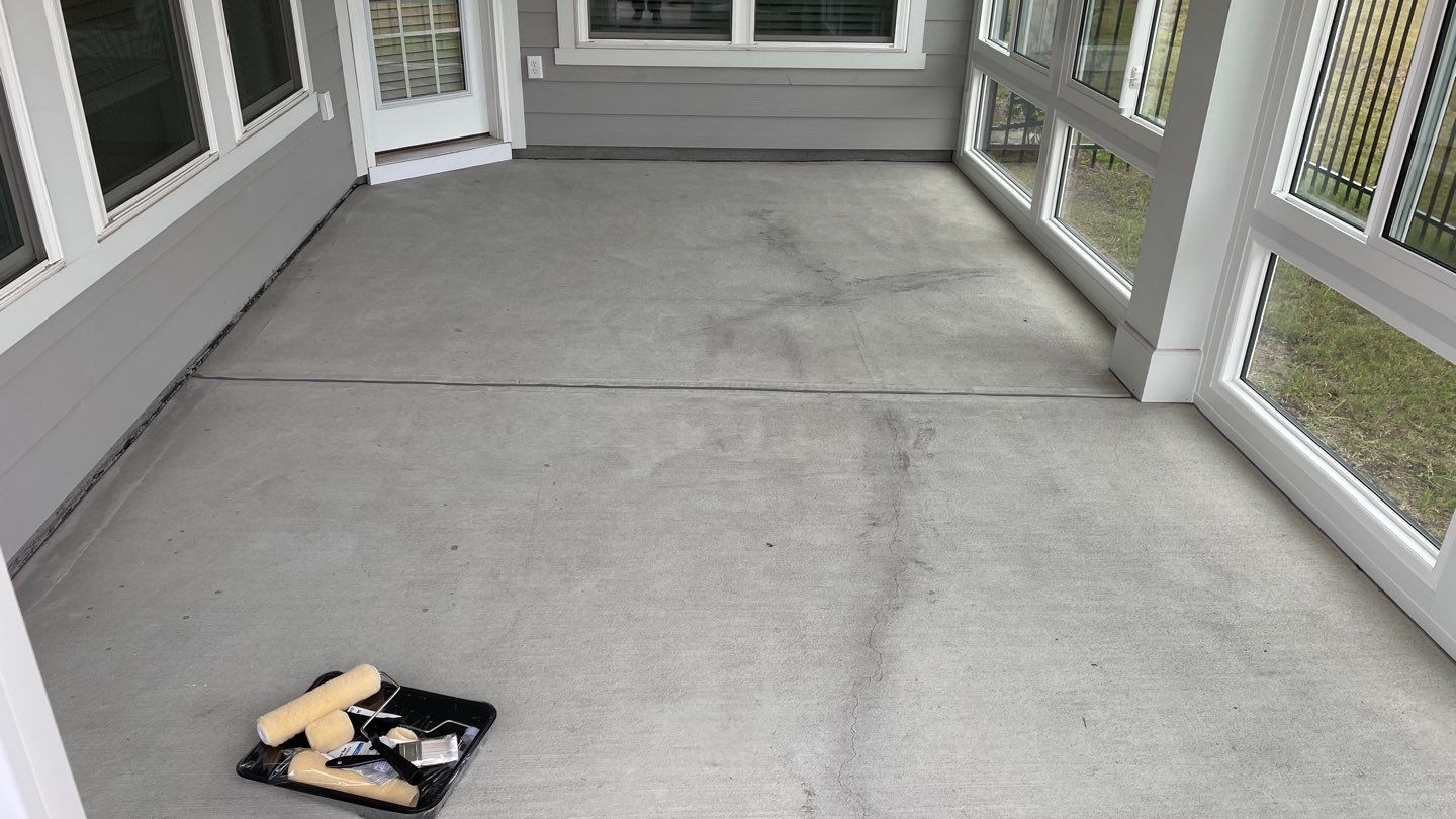 Sunroom Tile 1/3 offset by Footprints Floors of Coastal Carolina