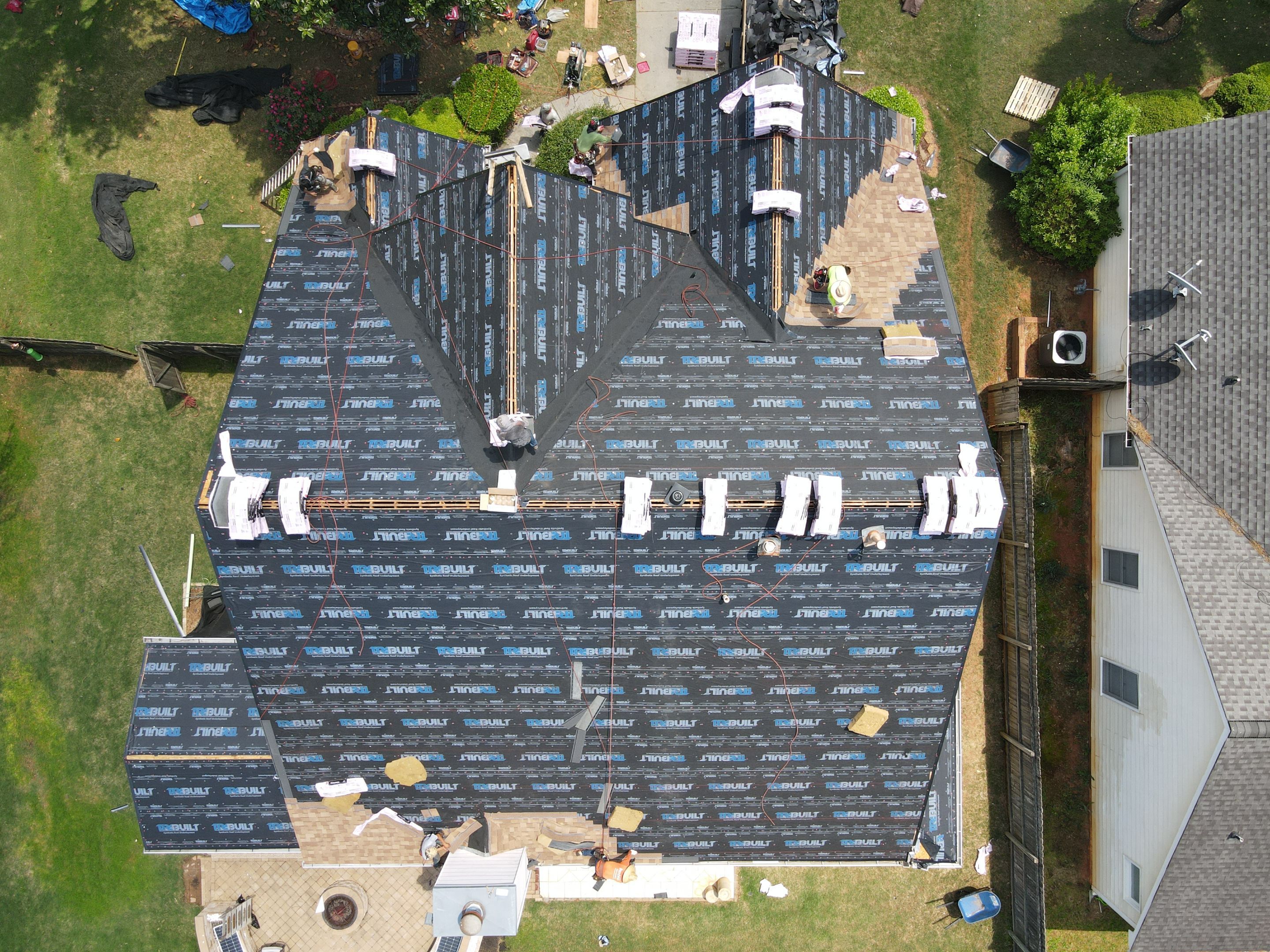 Residential Roofing Installation using Atlas  by Inspector Roofing and Restoration