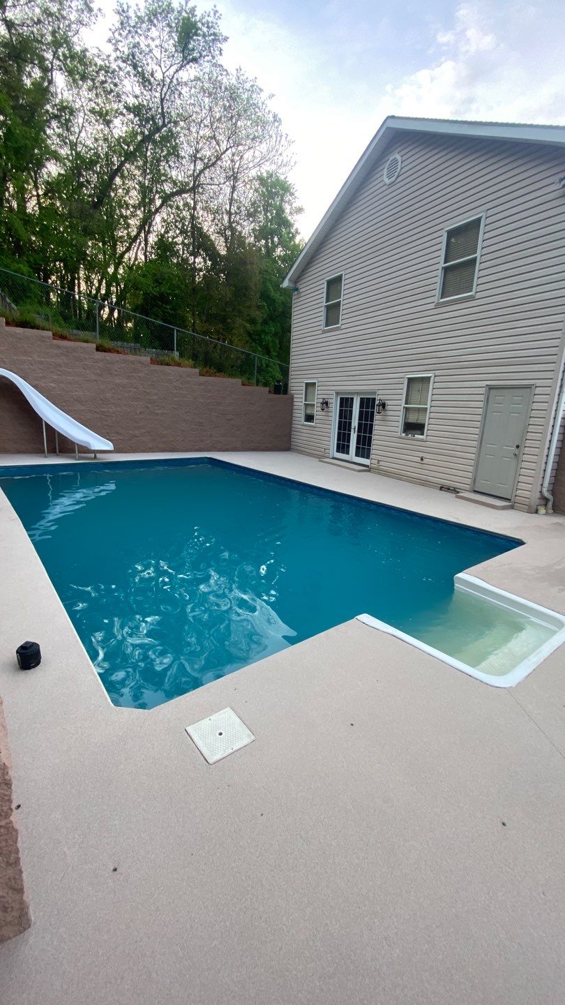 Oxford Pool Deck Project in McKees Rocks by Floors in a Day, Inc