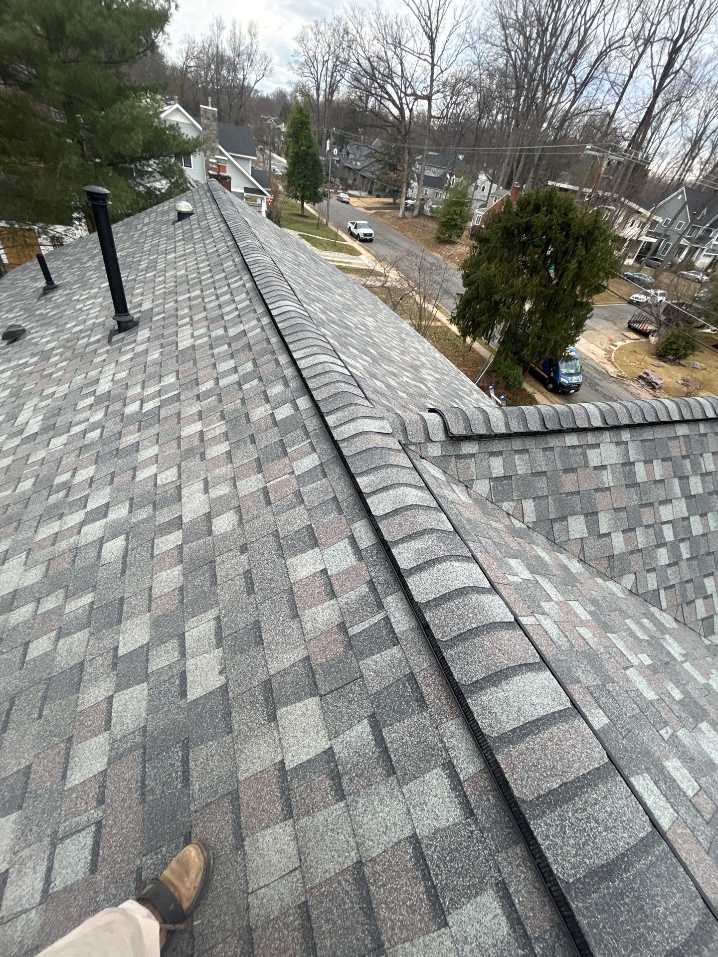 Falls Church: Residential Roof Replacement with CertainTeed Landmark Pro in Max Def Colonial Slate by RM Banning, Inc.