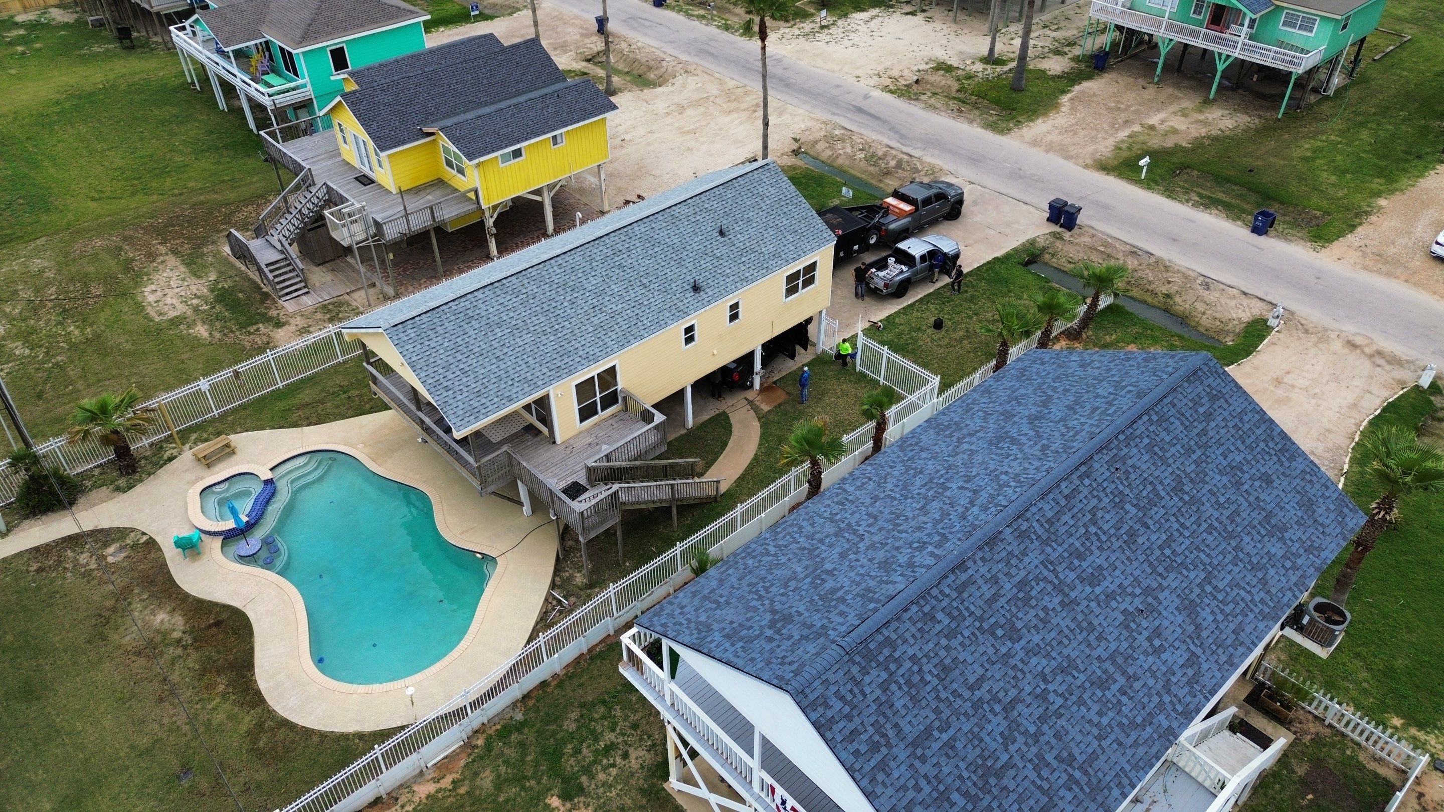 Roof Replacement using IKO Cambridge Dual Grey by CAP Roofing and Construction LLC