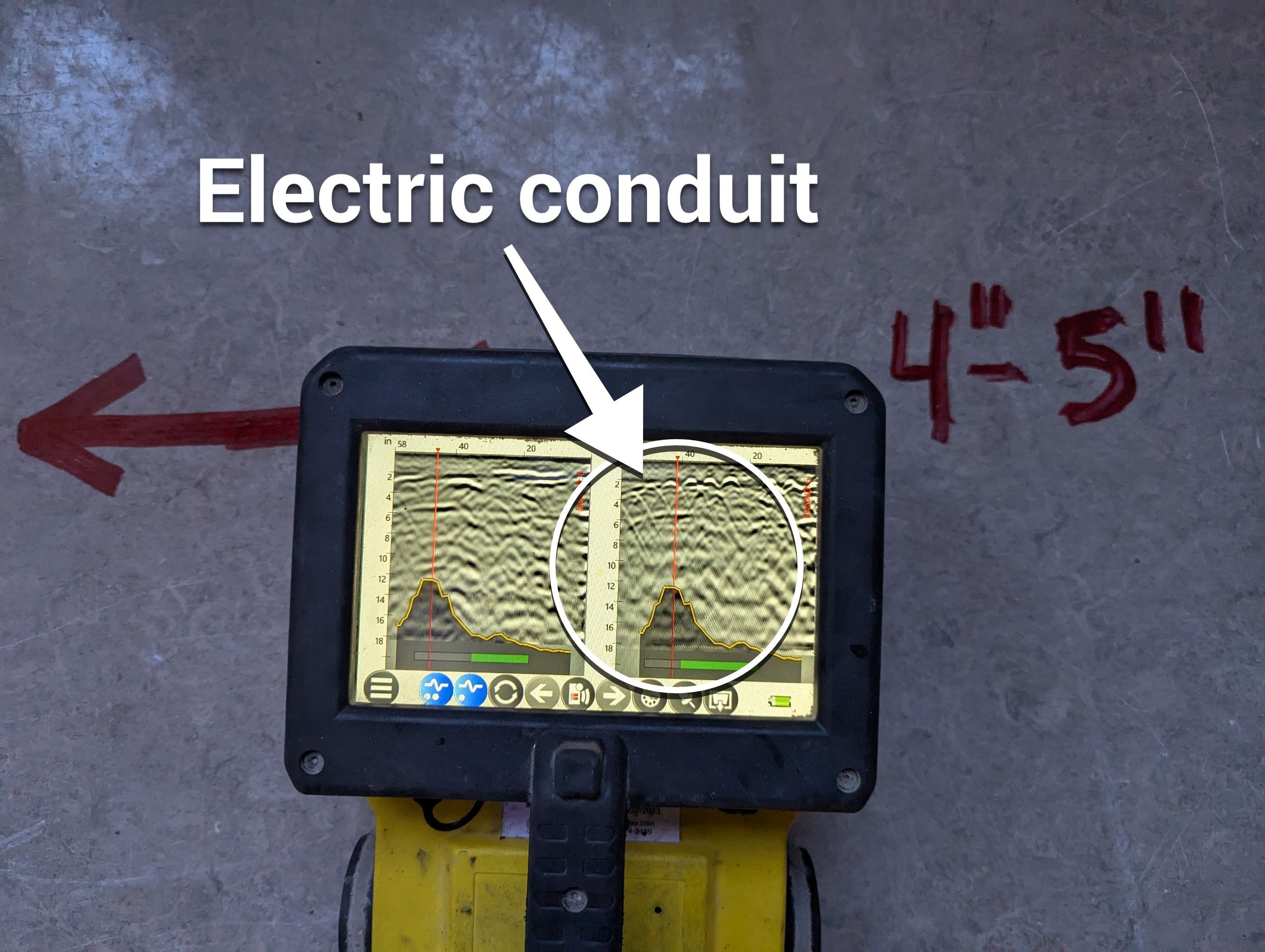 Concrete Scanning using Concrete GPR Scanner by Alsip Locating Service, LLC