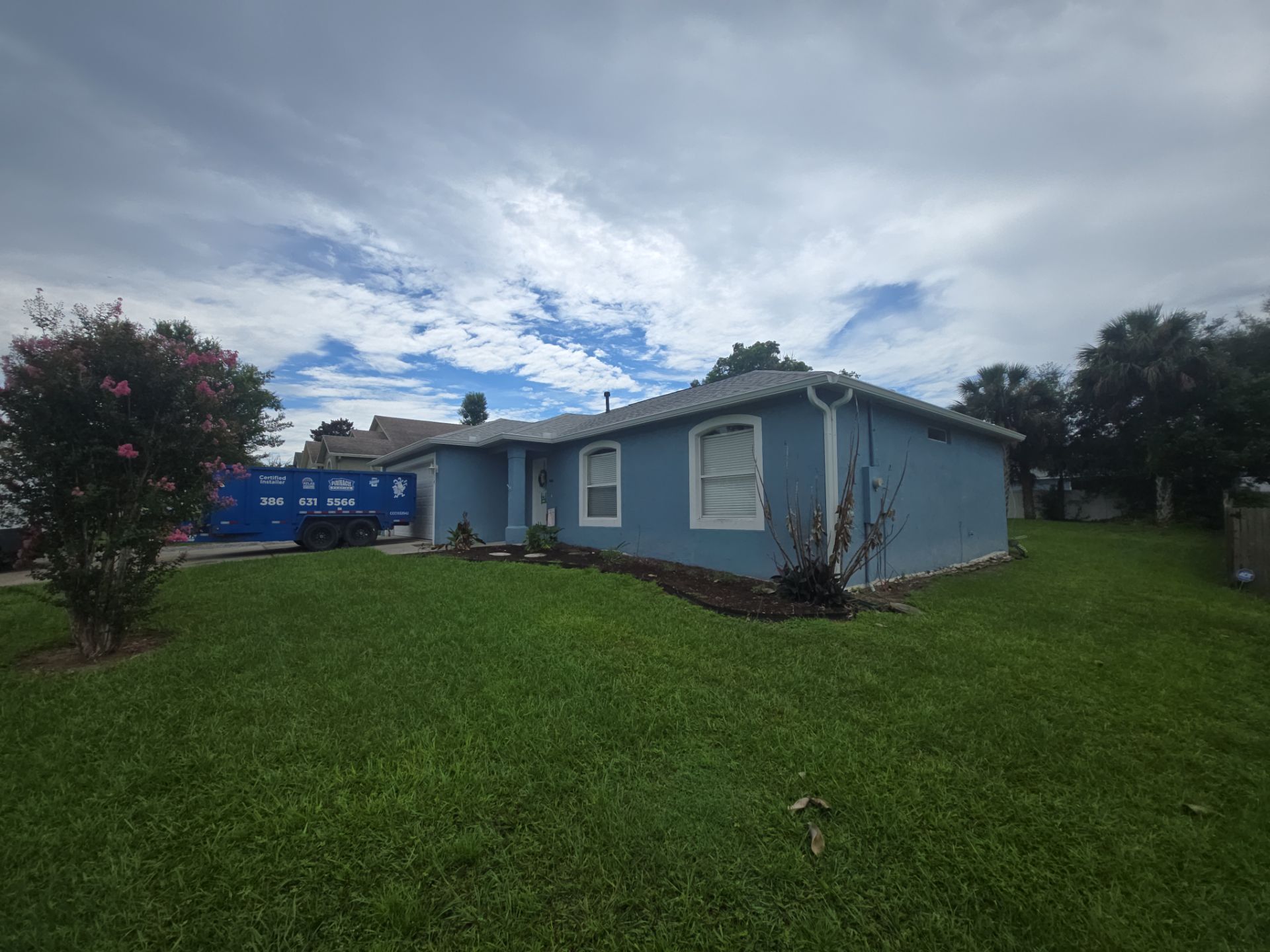 Atlas Pinnacle Pristine Oyster Shell Roof Installation in DeLand by Pinnacle Roofing Group