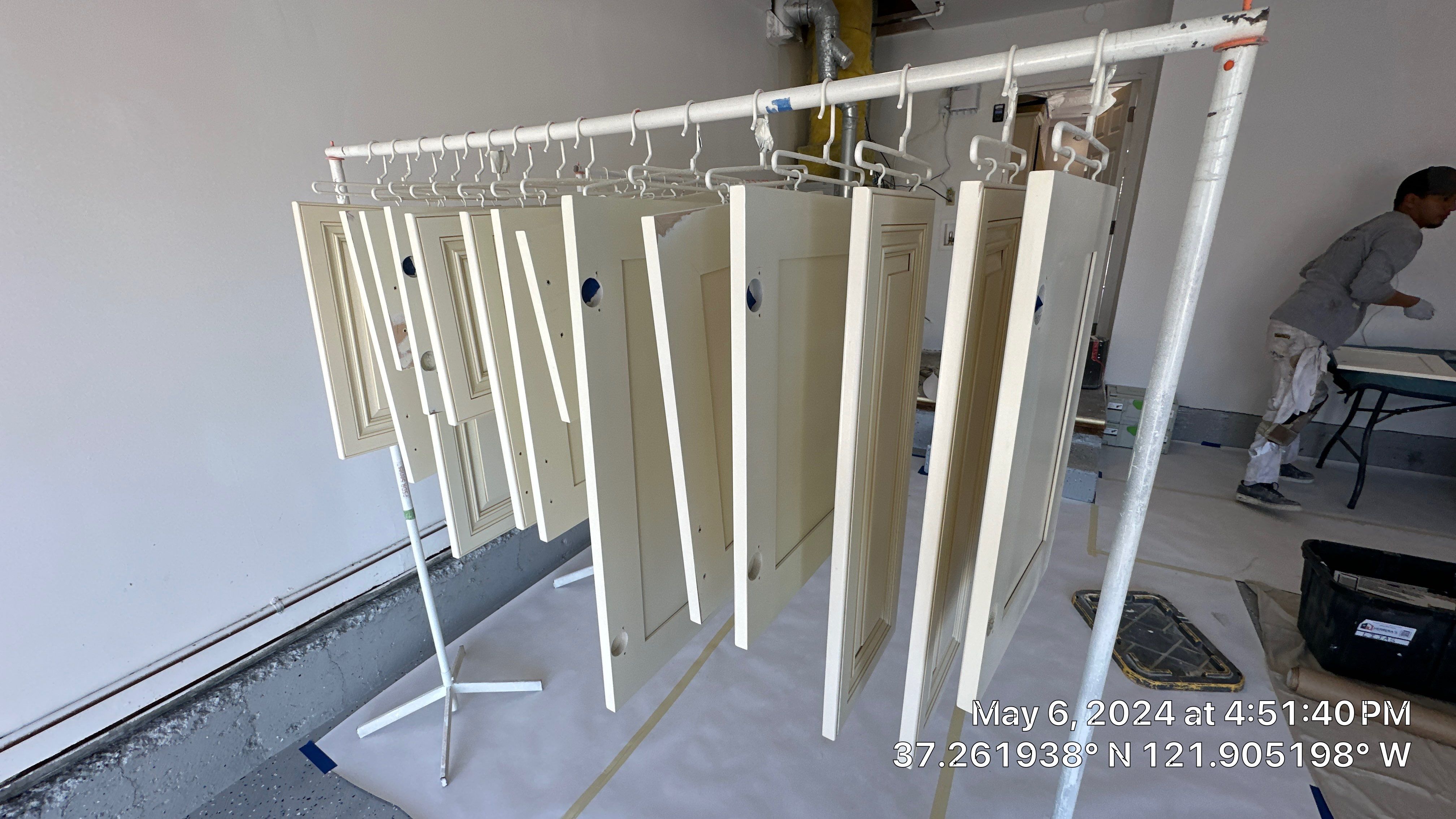 cabinet painting San Jose  by Herrera’s Bay Area Painting inc.