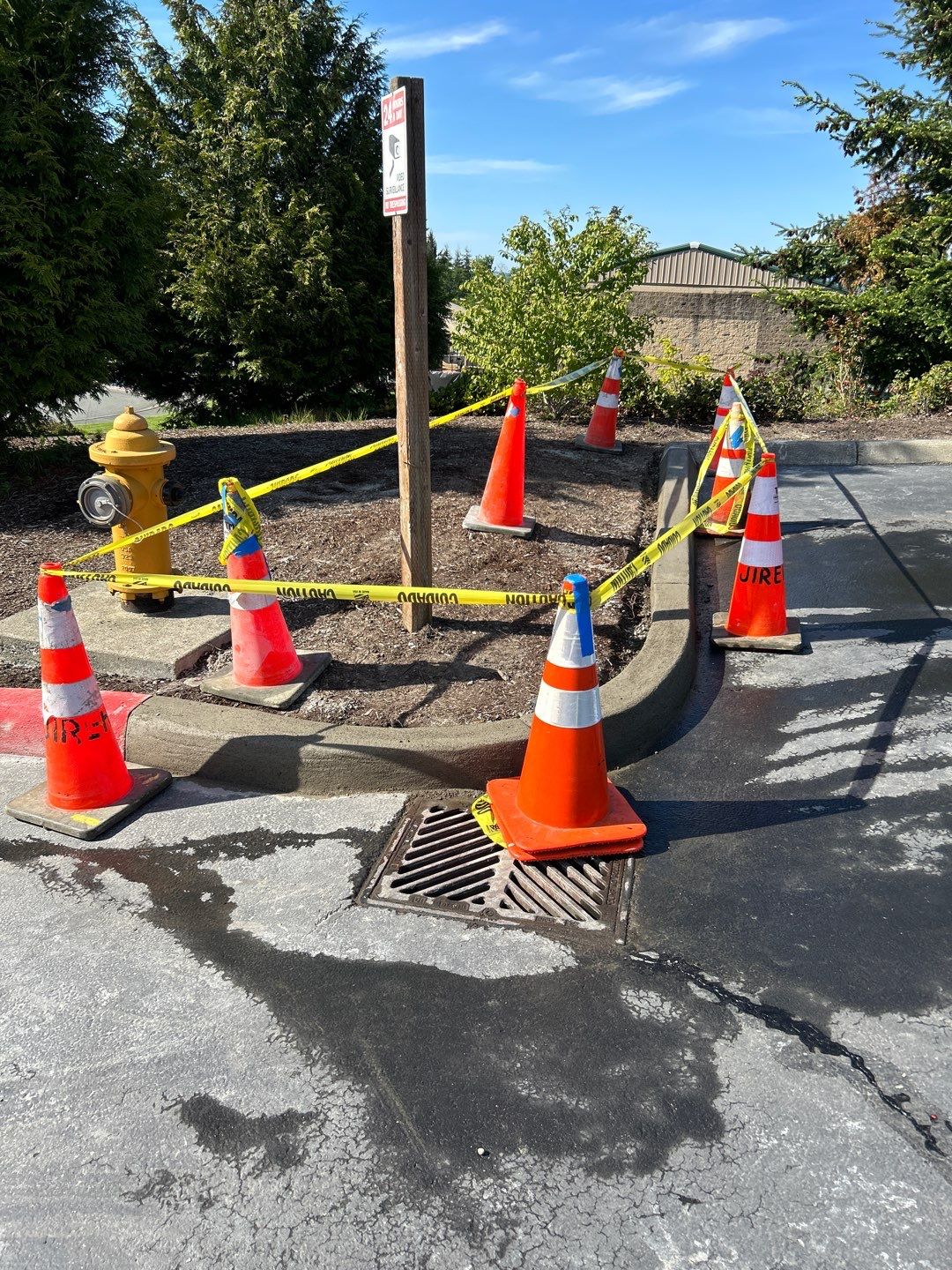 Craig Cook Concrete Curb Repair  by Jireh Asphalt & Concrete Inc 