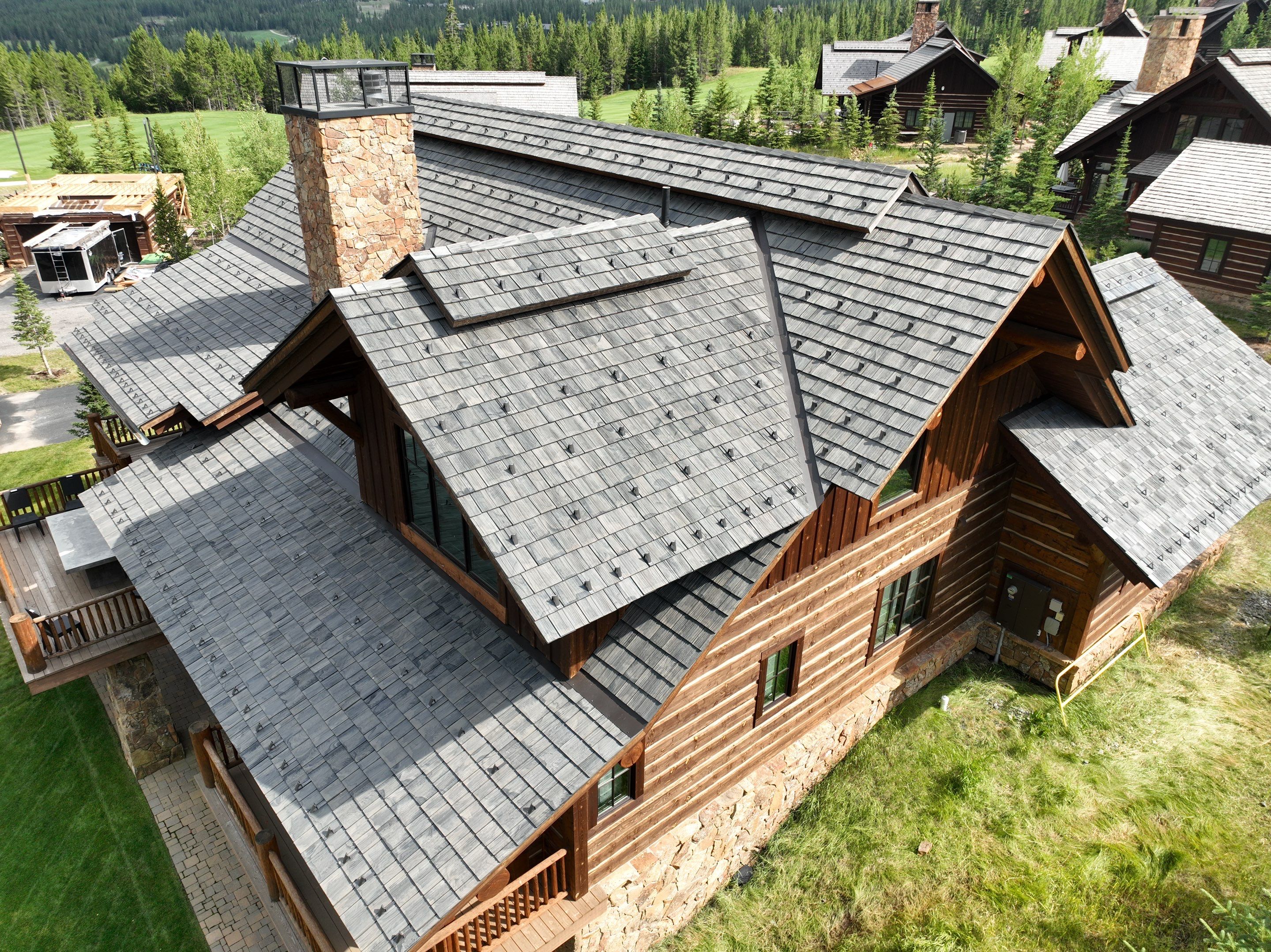 Brava Shake - Canyon Gray  by Montana Roofing Solutions