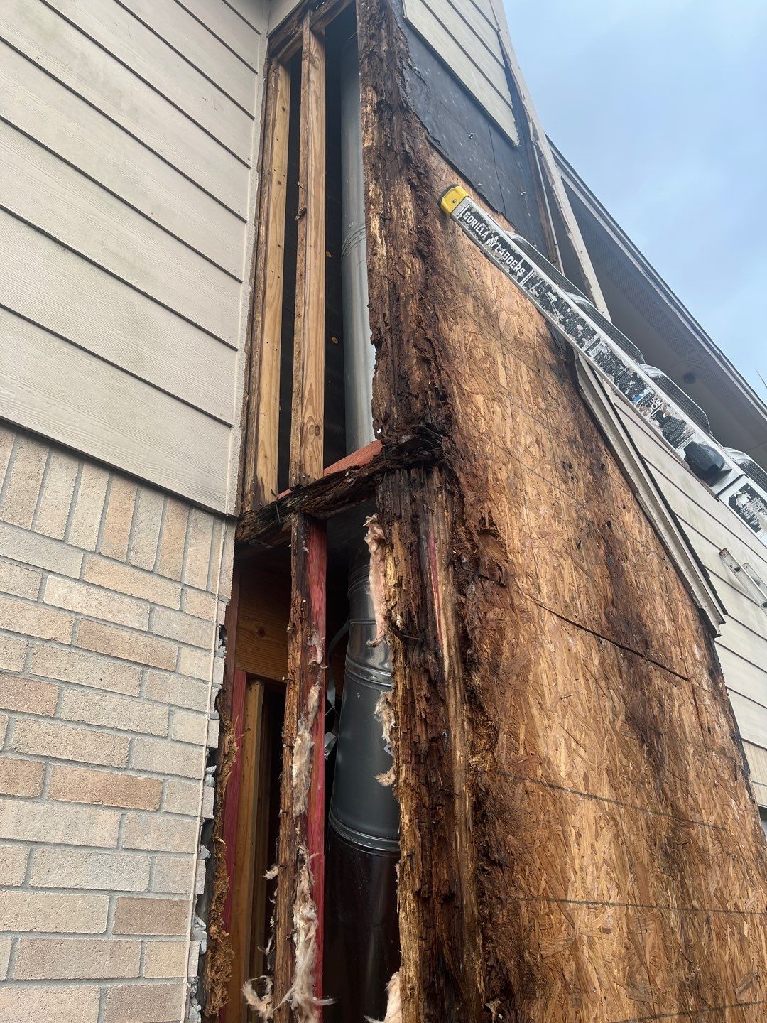 Chimney looks good but its BAD! by Bayfront Roofing and Construction
