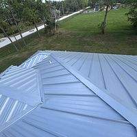 24ga 1.5" Mechanical Seam Mill Finish by Total Roofing System The Metal Roof Experts