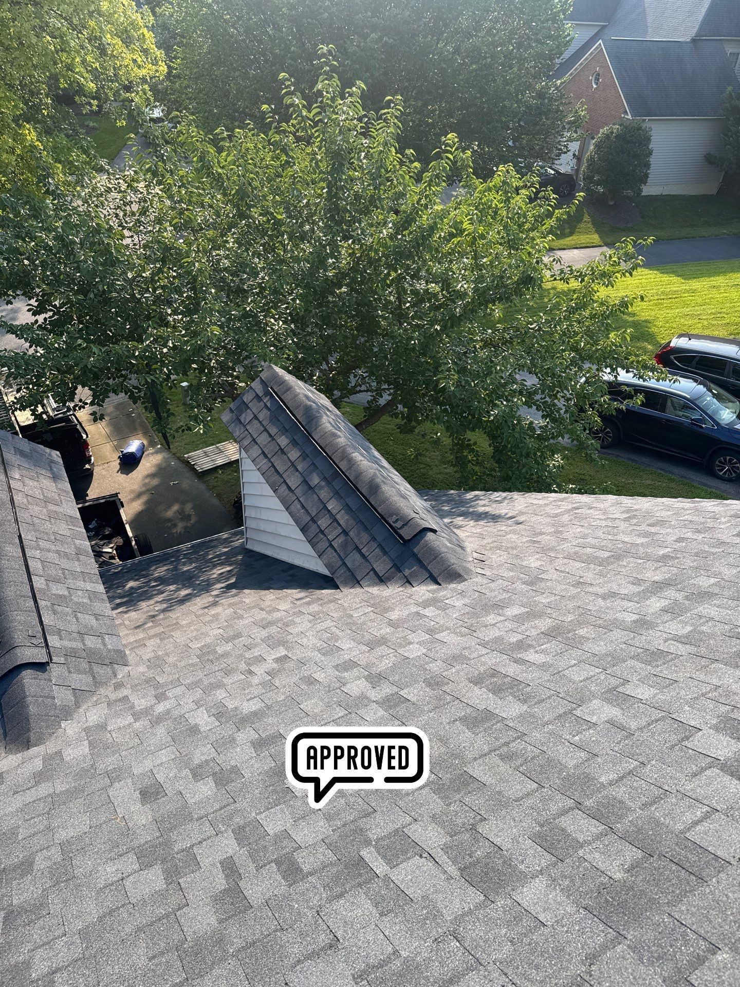 New Shingle Roof & New Gutters and downspouts with covers by Alpha Design Services