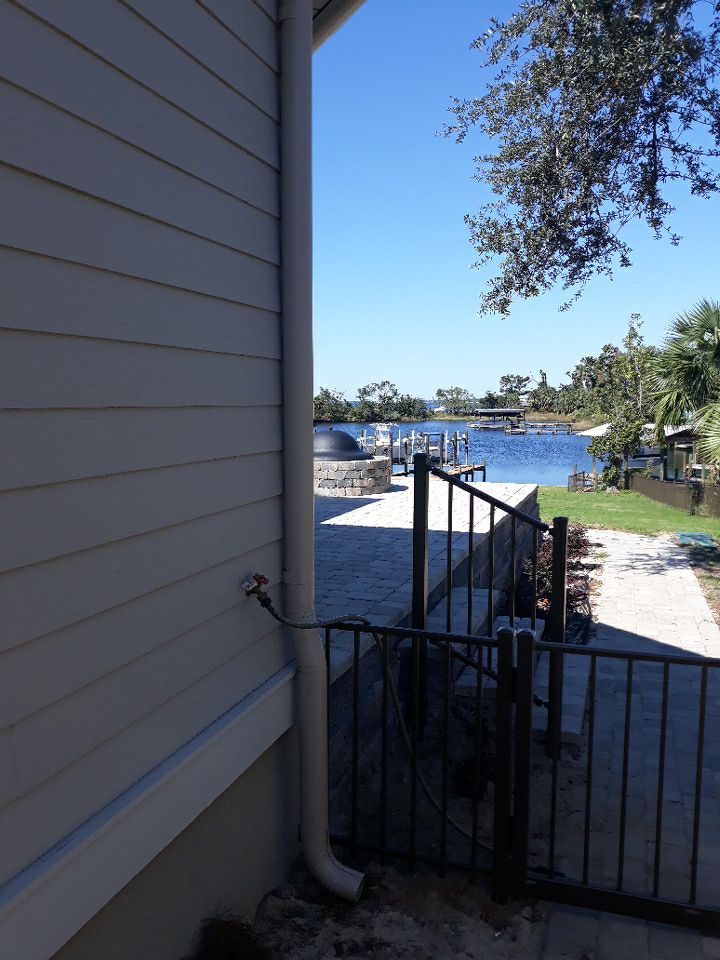 Gutter Installation using Half Round Seamless Gutters by Gutter Professors