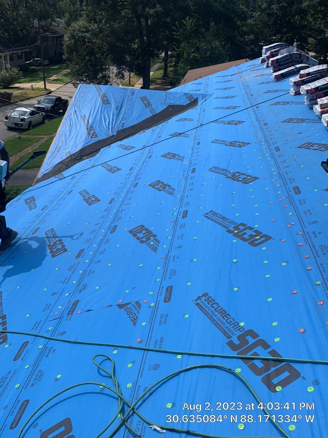 Residential Roofing Installation using Roof Replacement by American Roofing & Construction LLC