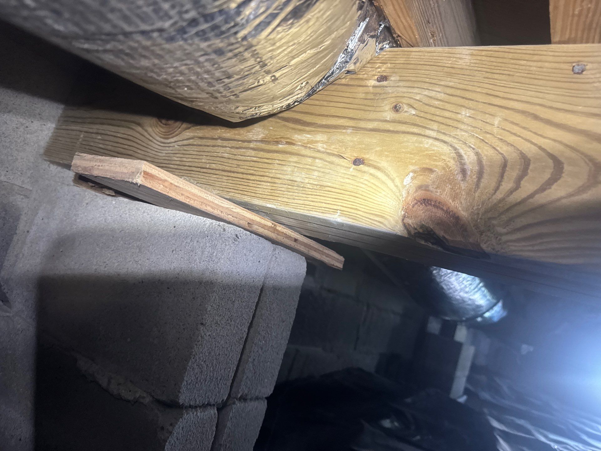 Project in Spring Grove by Patriot Crawl Space Repairs