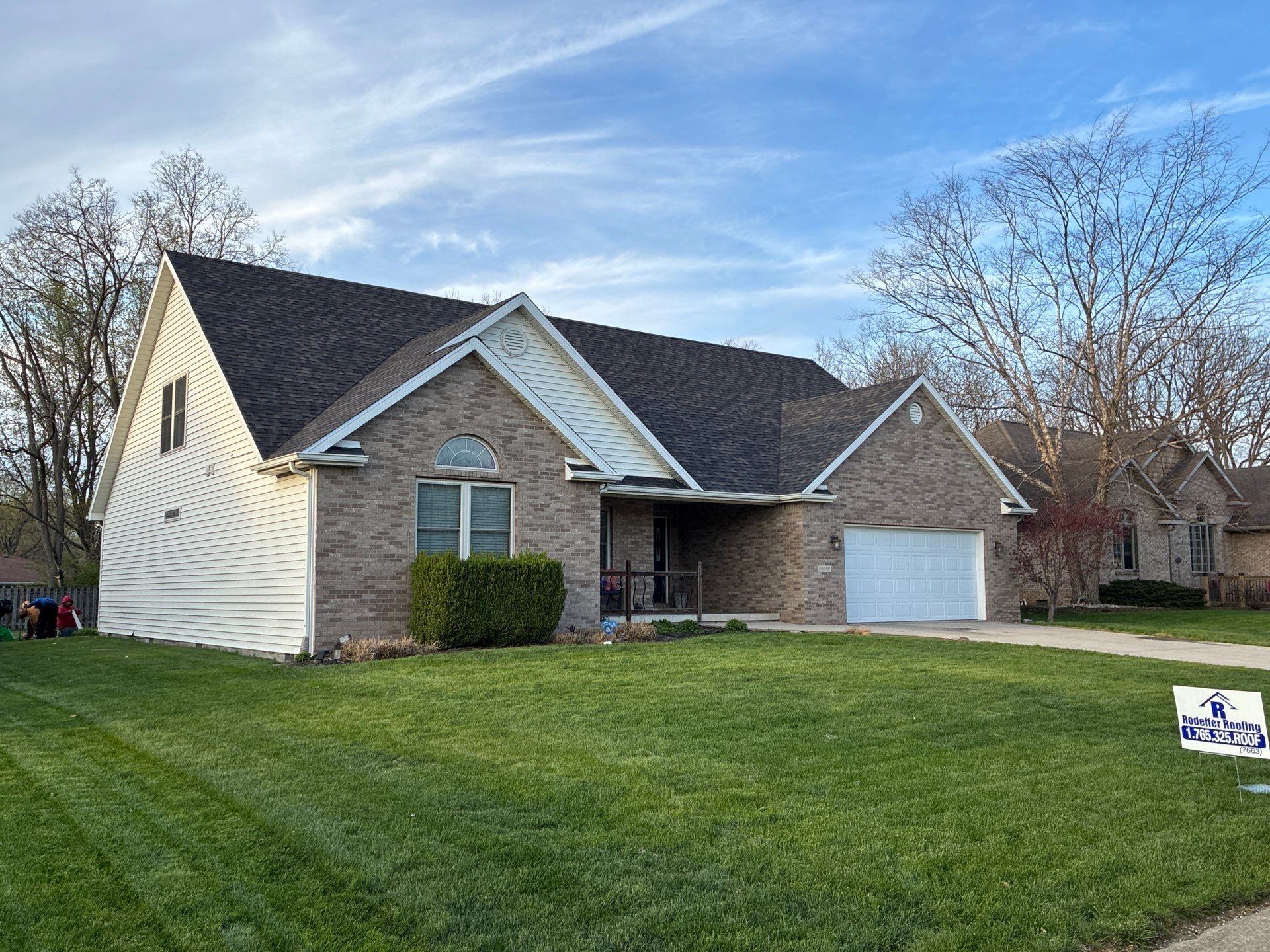 Project in Yorktown, IN by Rodeffer Roofing INC