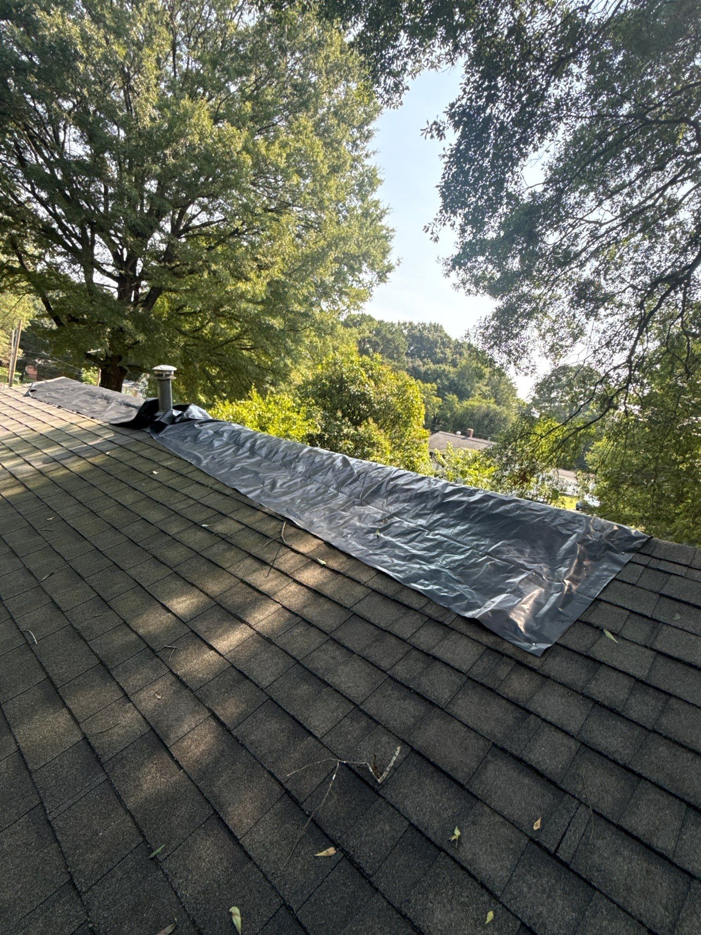 Roof replacement, gutter and interior repair by hail damage by Just Brilliant Restoration JBR