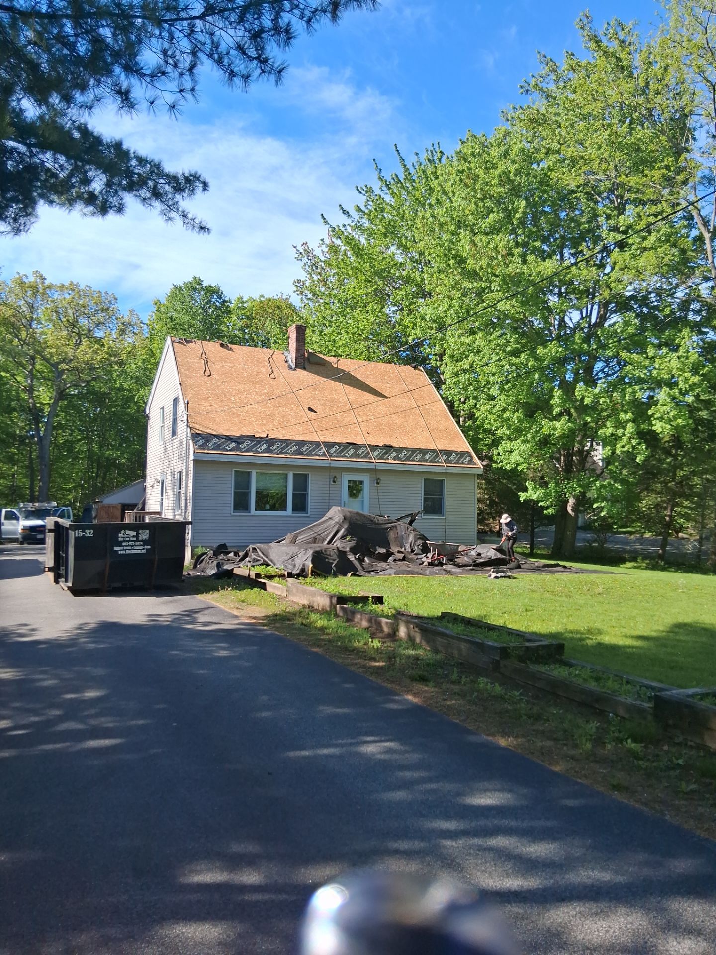 Complete Residential Roofing Installation and Chimney Reflash in Ogunquit by Tall pine roofing